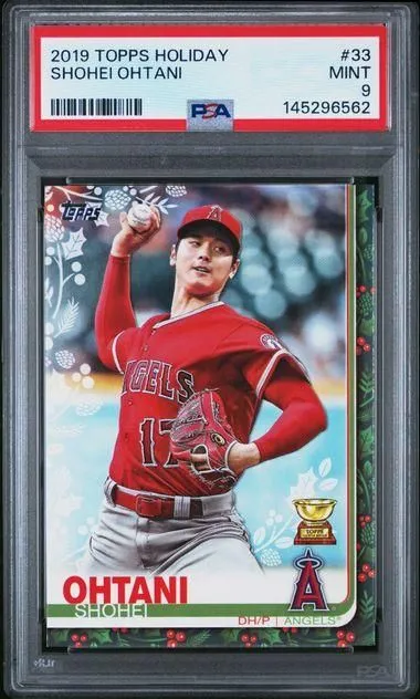2019 Topps Holiday #33 Shohei Ohtani PSA 9 MINT