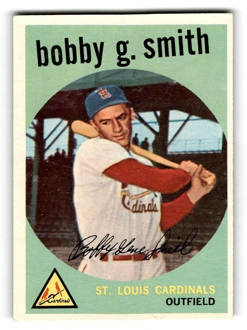 1959 Topps #162 Bobby Gene Smith St. Louis Cardinals EXMT