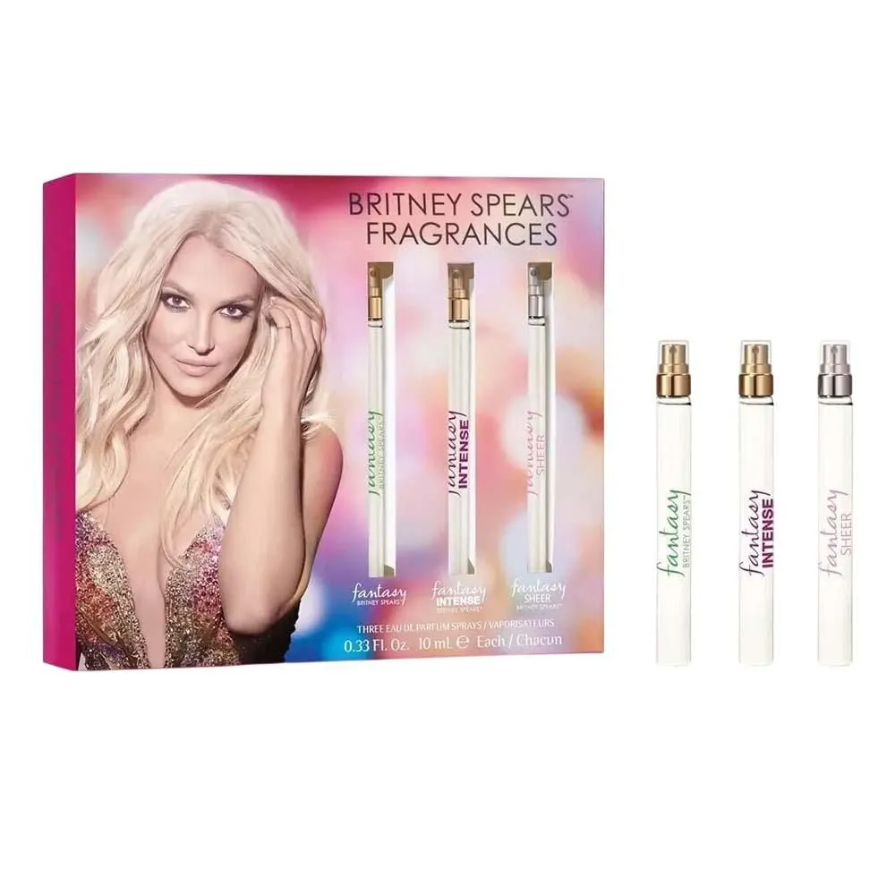 Britney Spears Fantasy Eau De Parfum Spray 3 Piece Set