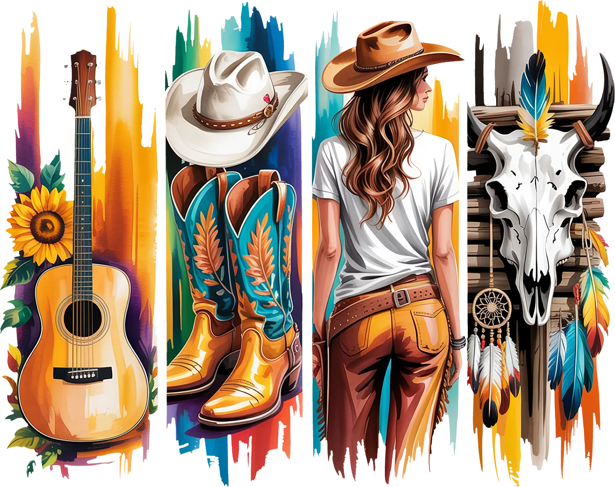 DTF Transfer – Country SceneB Multi Sizes (CO-SC002)
