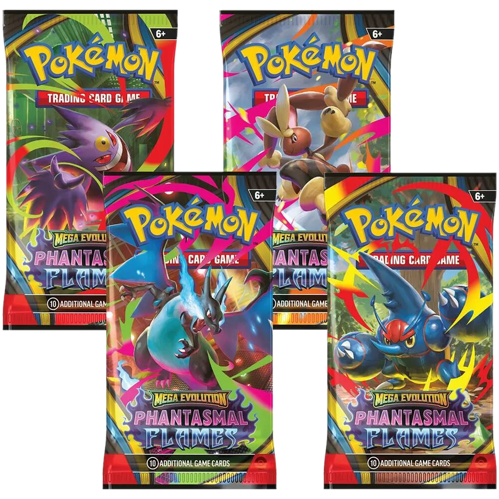Phantasmal Flames Booster Art Set (4-pack)