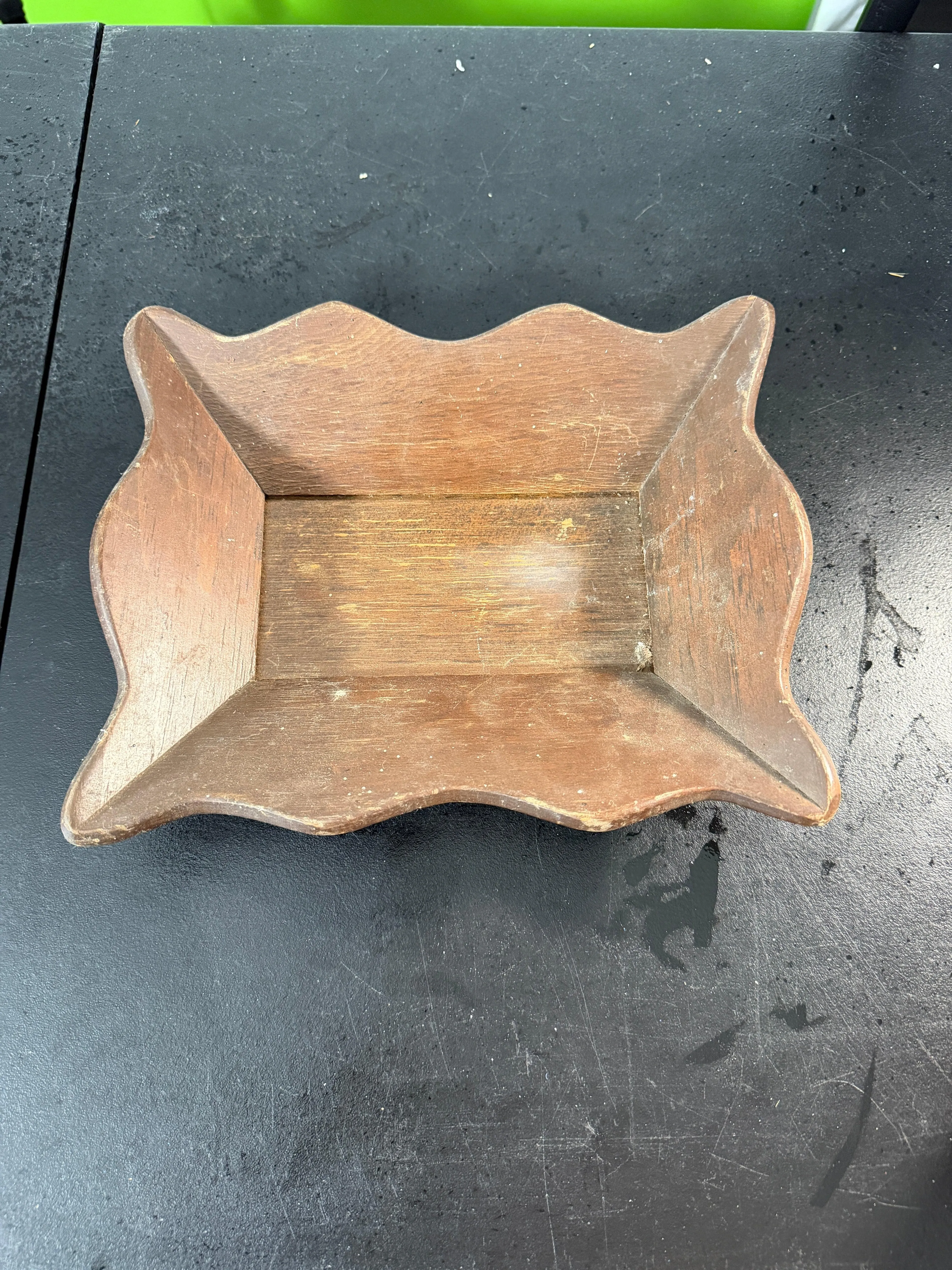 Vintage Pohlsom Galleries Mellowpine Wooden Dish