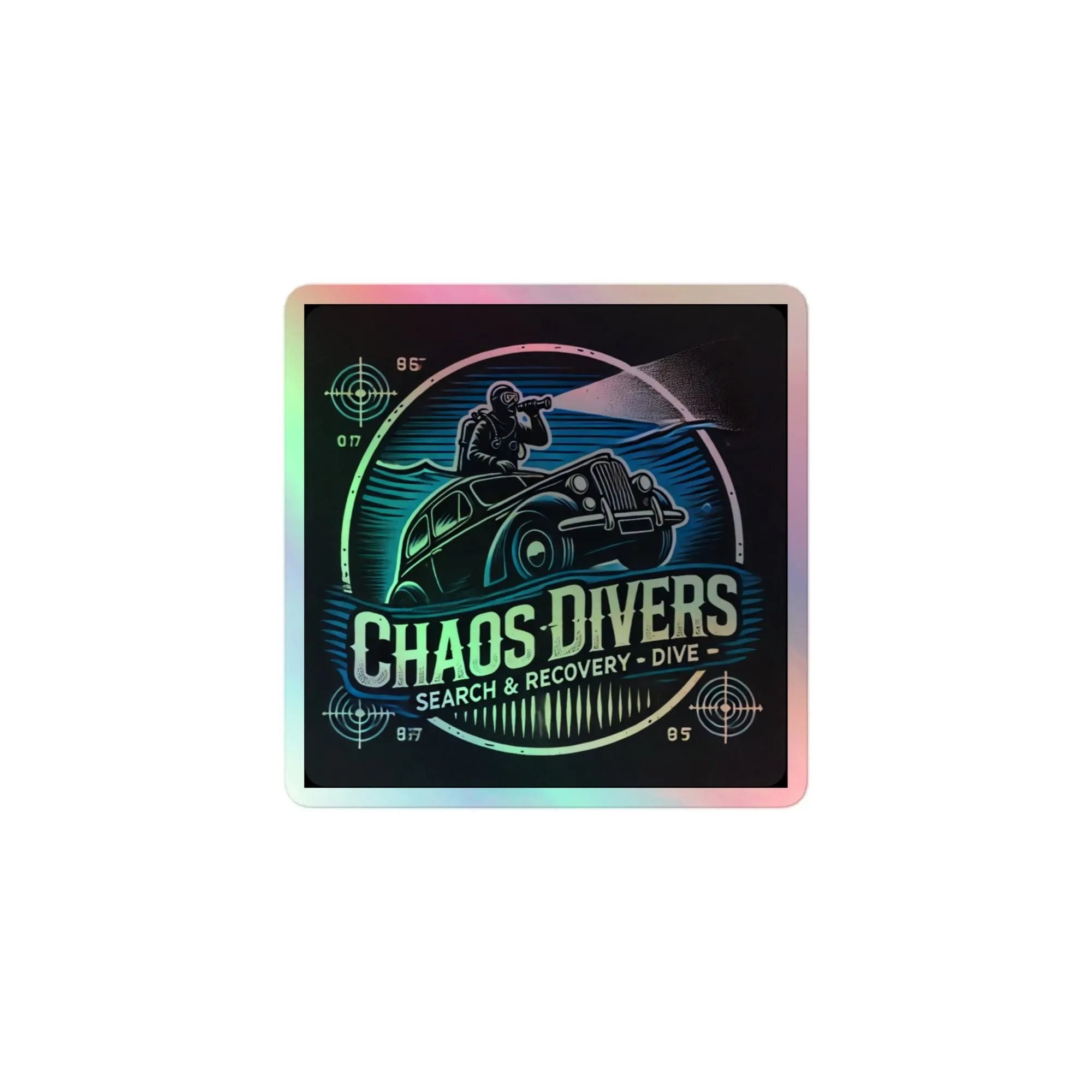 Sonars & Cars Holographic Sticker *Designed by PoppeGraphix
