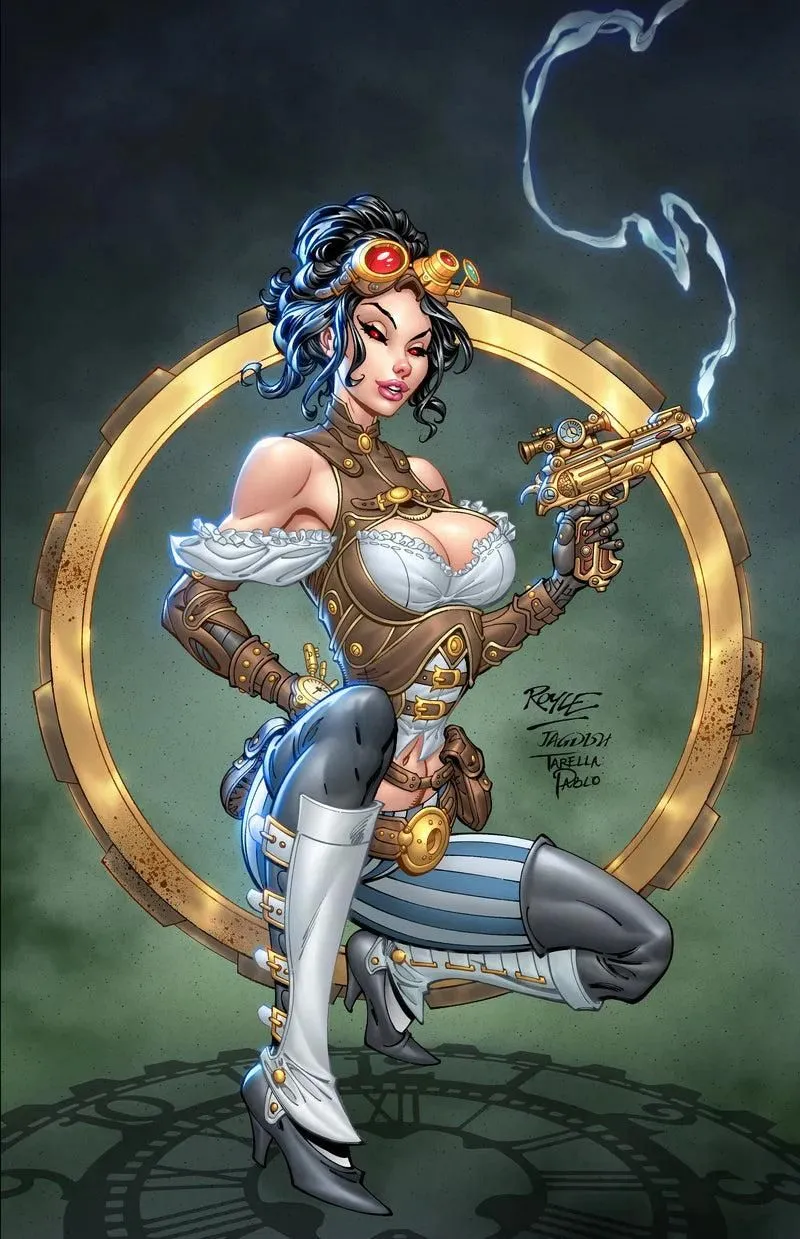 Lady Mechanika Issue 1 John Royle Foil Variant Ltd: 600 One in Ten Signed!