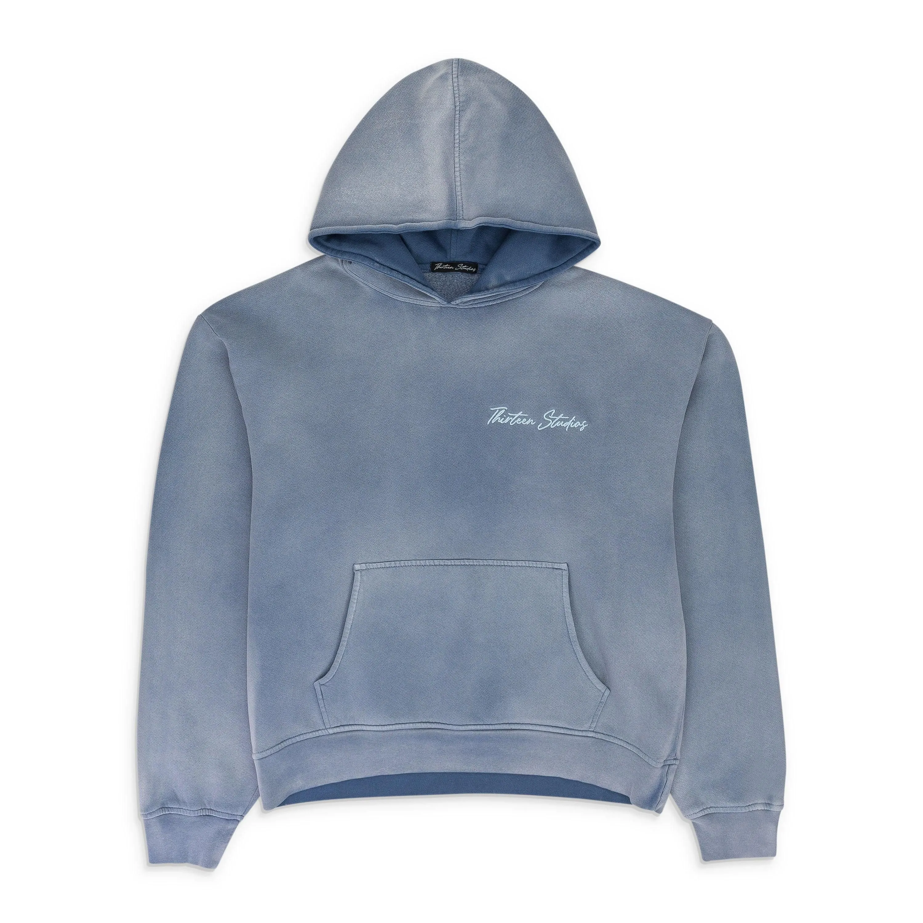BLUE LOGO HOODIE
