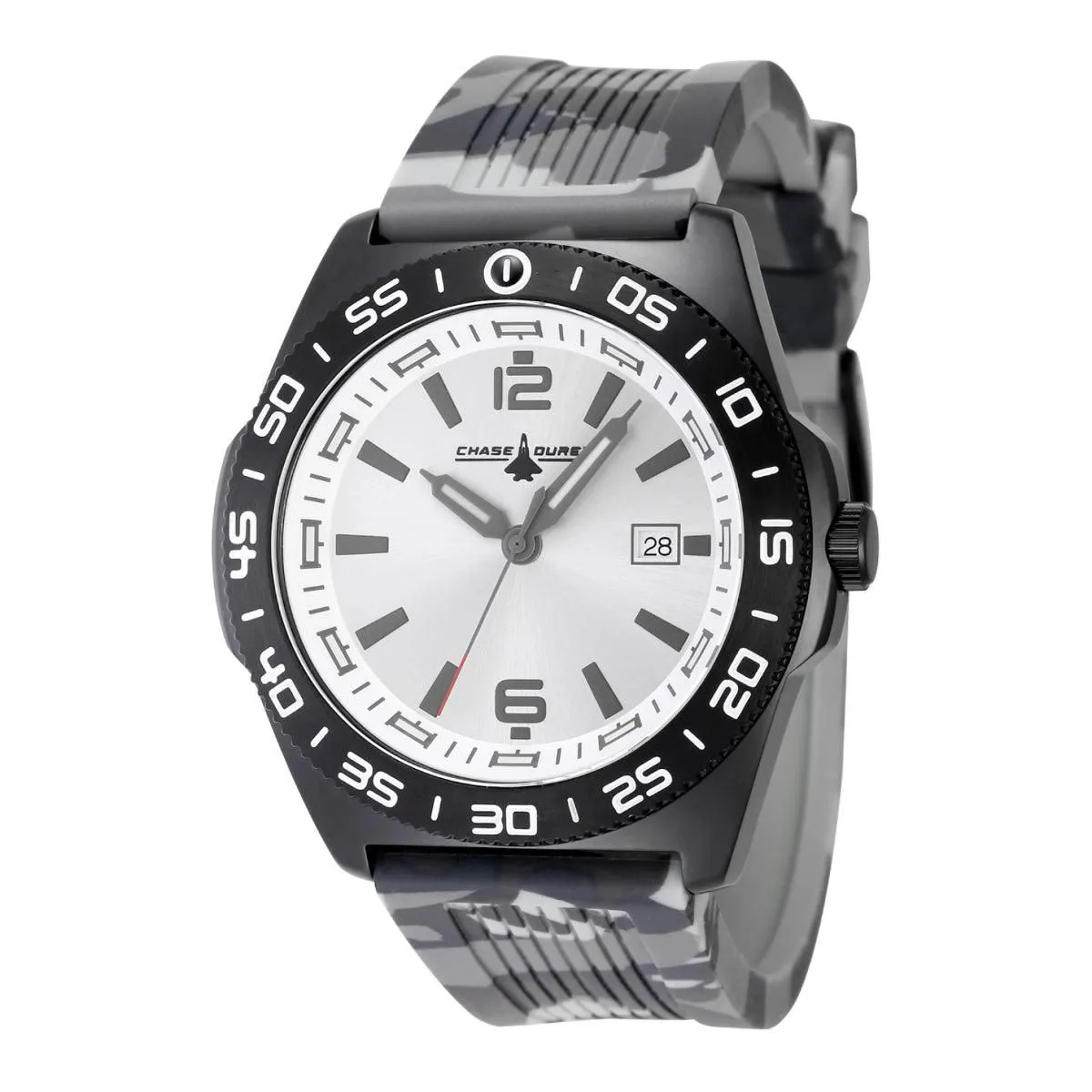 Chase Durer Men's Watch - 45mm, Camouflage, Grey (CDW-0178)