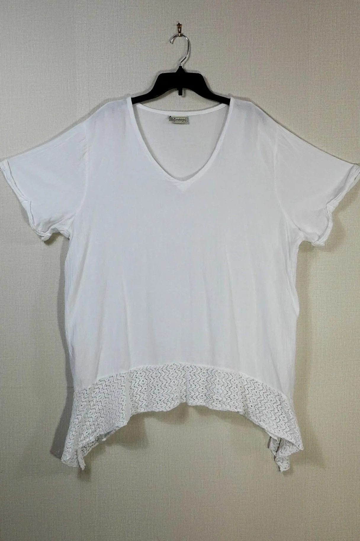 CottonWays, 3/4 SLEEVE TOP , Size 3X