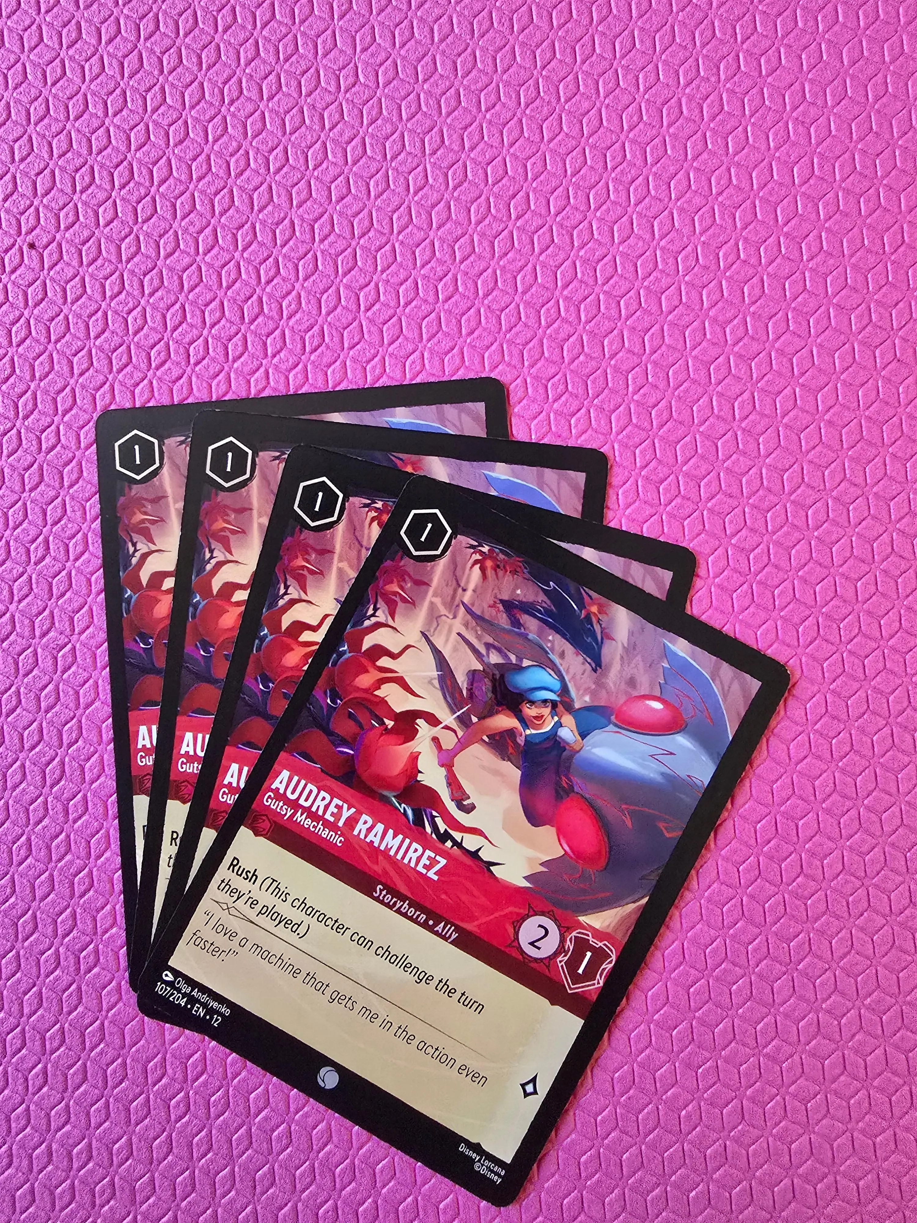 4x Audrey Ramirez - Gutsy mechanic