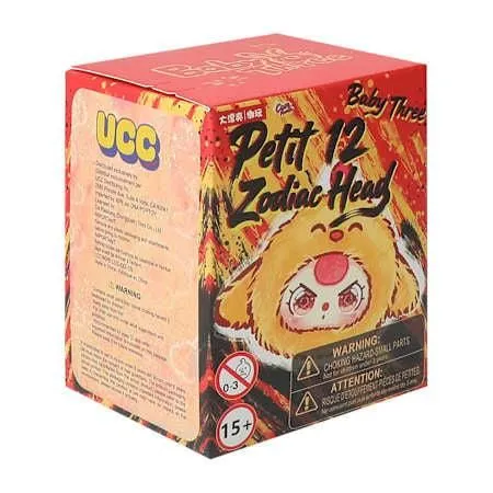 Baby Three Petit 12 Zodiac Head Blind Box