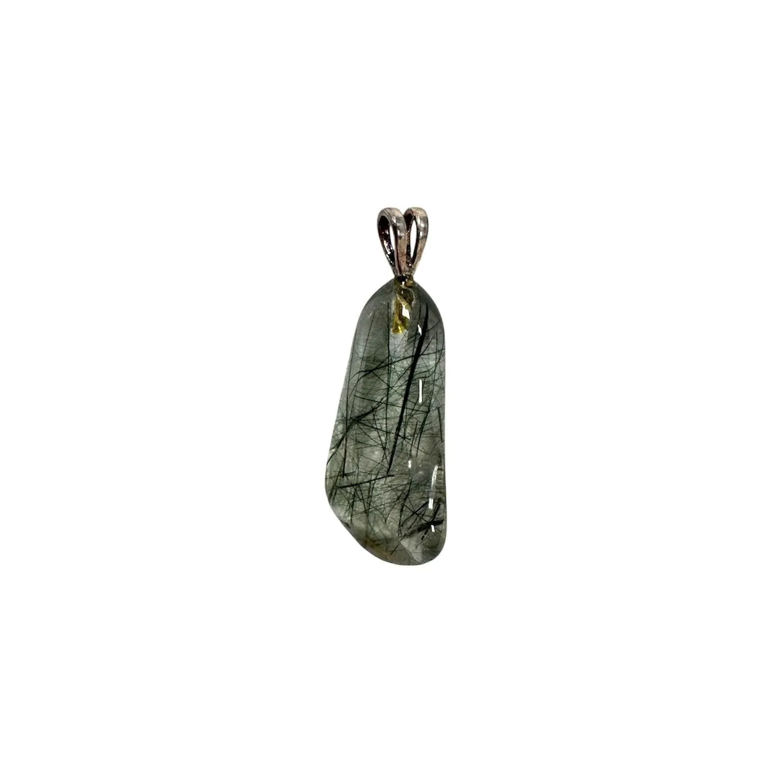 Actinolite Sterling Silver Pendant