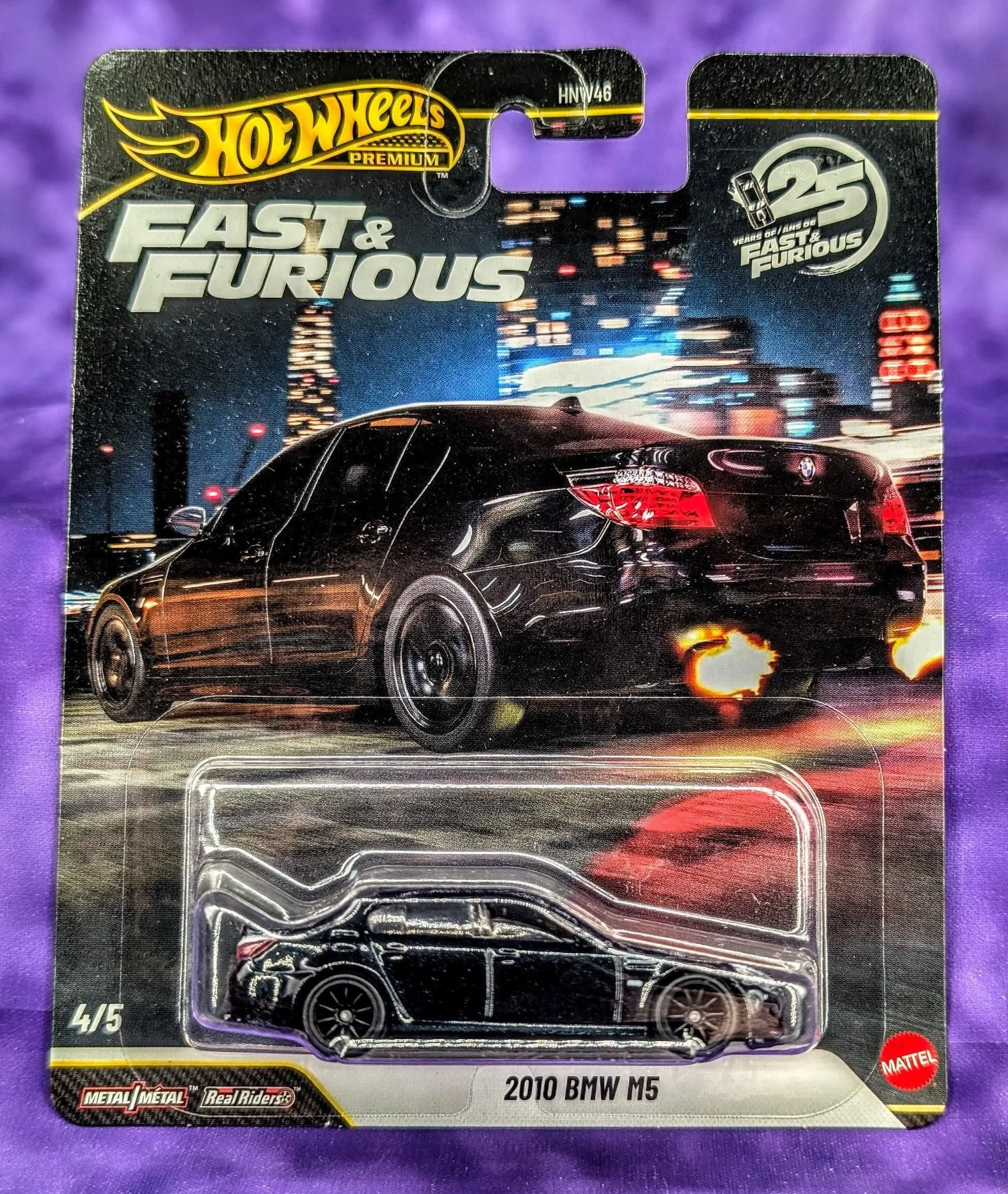 Hot Wheels 2010 BMW M5 Fast & Furious 25th Anniversary (4/5) - Premium