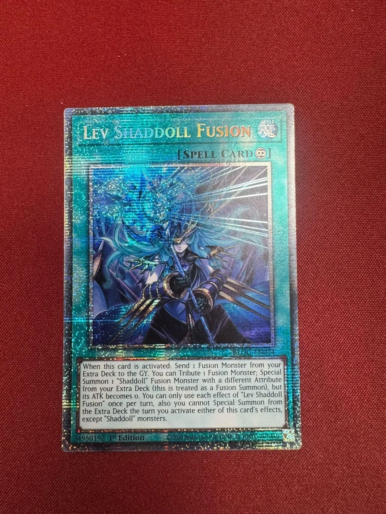 YUGIOH Lev Shaddoll Fusion Starlight Rare 1st Edition Near Mint BLGG-EN024