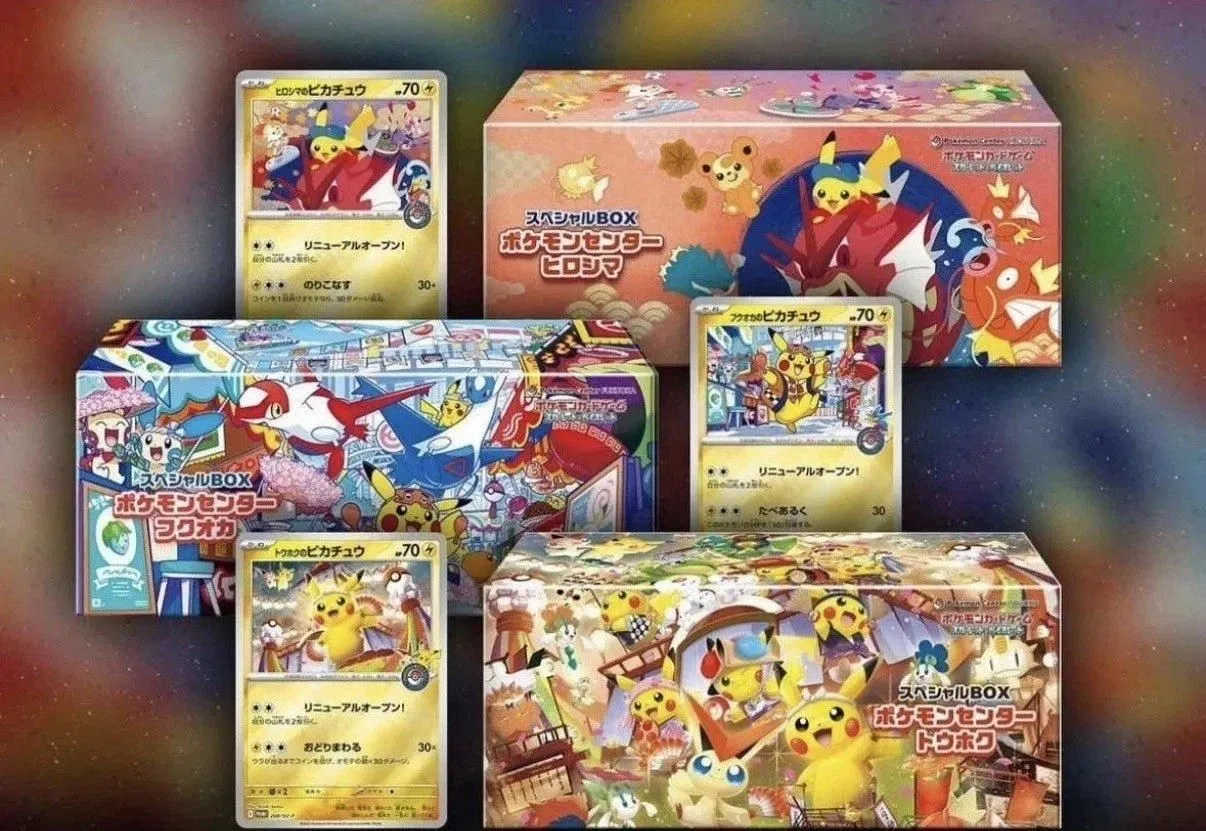 Pokémon TCG: Pokémon Center Tohoku, Hiroshima & Fukuoka — Special Box Set