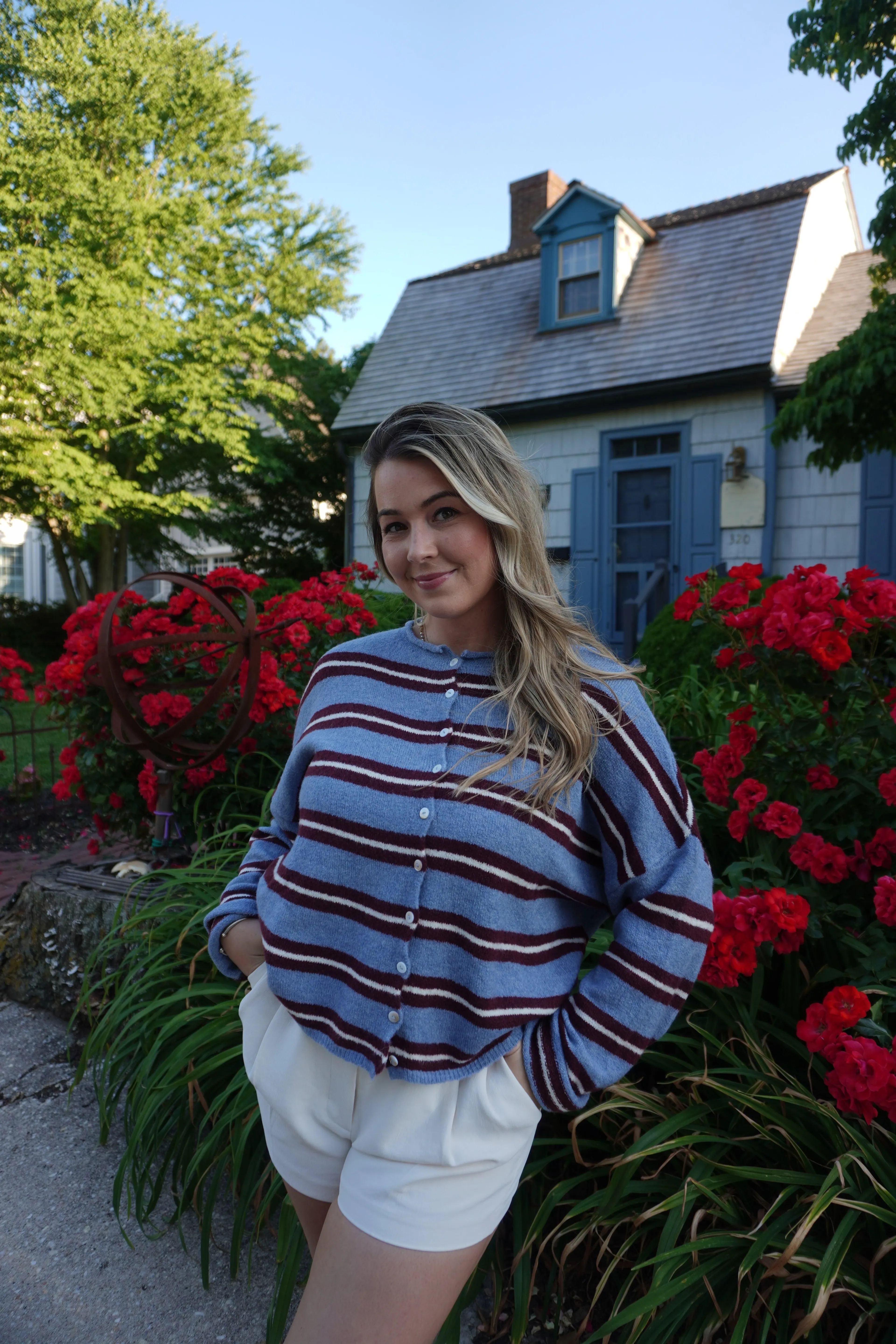 Striped Piper Cardigan