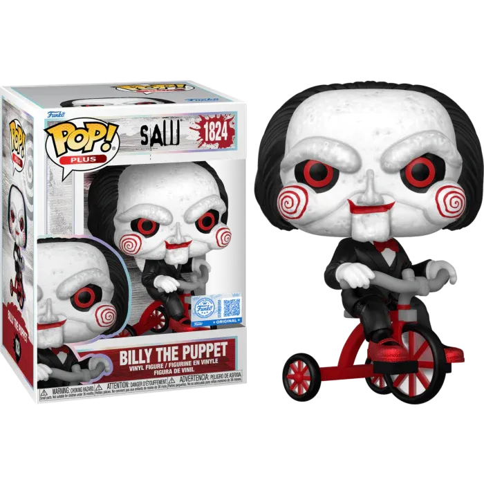 #1824 Billy The Puppet Saw Movies Funko Pop Plus
