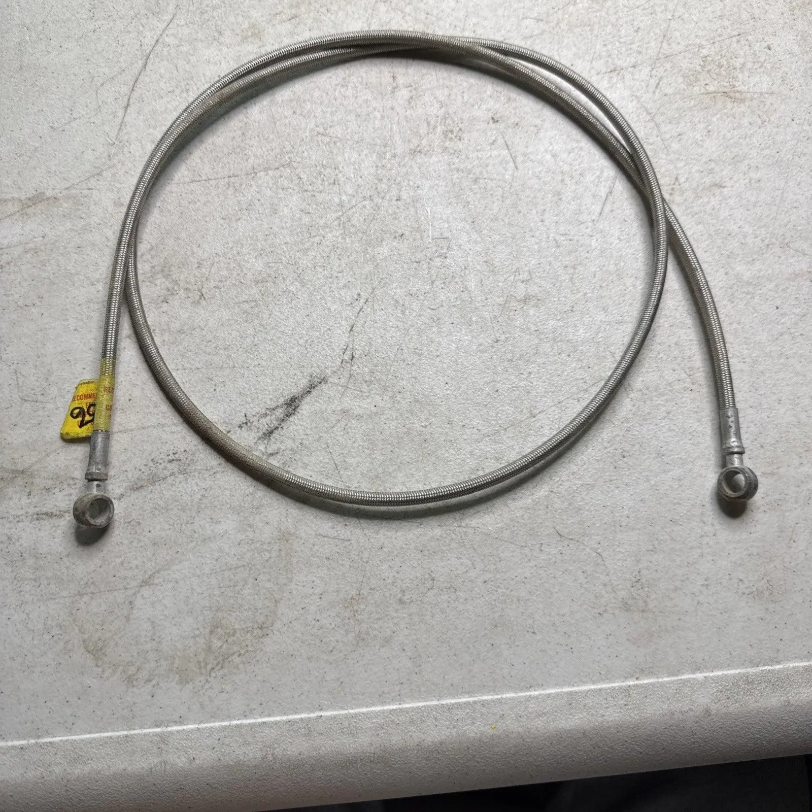 Vintage Earls 56” Stainless Steel Braided Hoses w/ Banjo Fittings Scta Racing