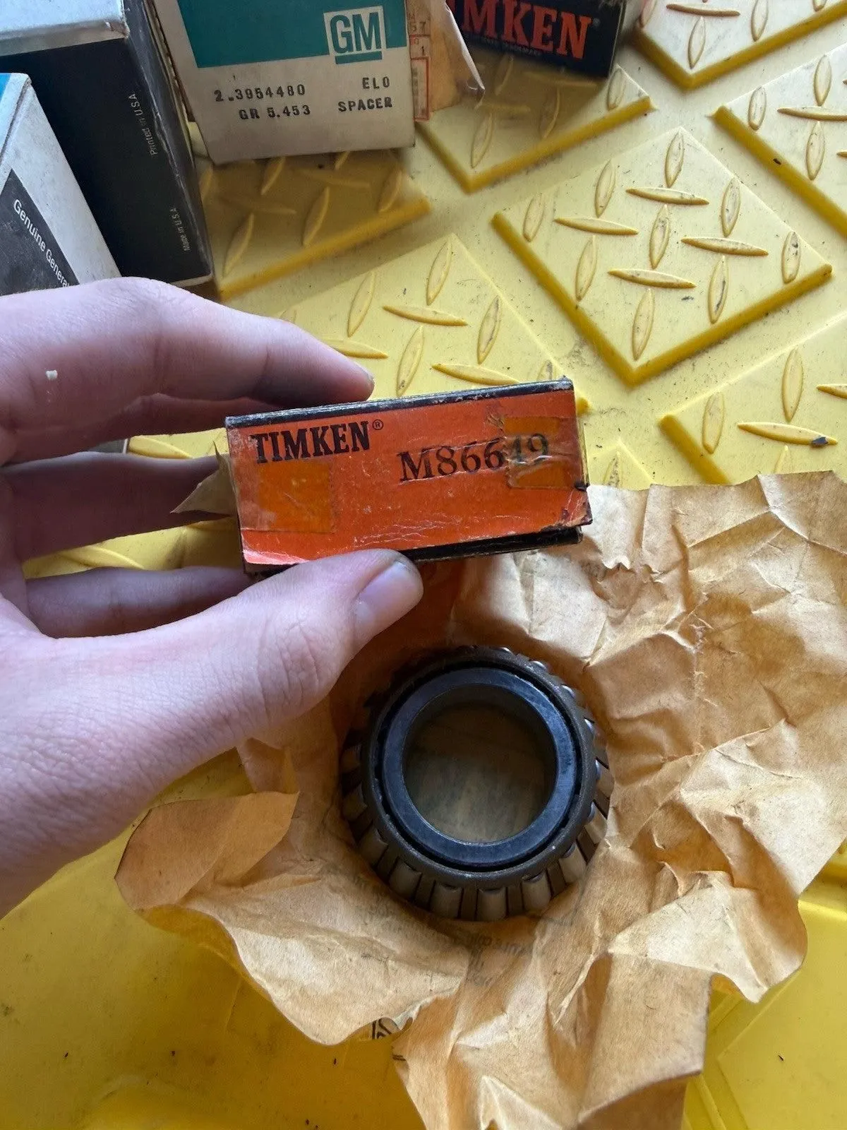 NEW Timken M86649 Tapered Roller Bearing Cone USA Made