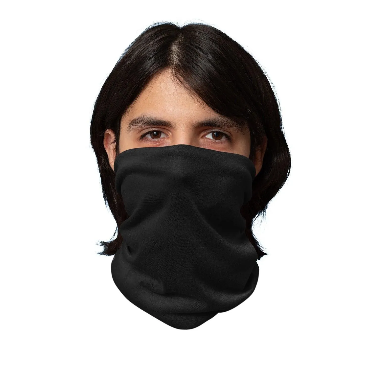 Pack of 6 Face Covering Neck Gaiter Breathable Scarf