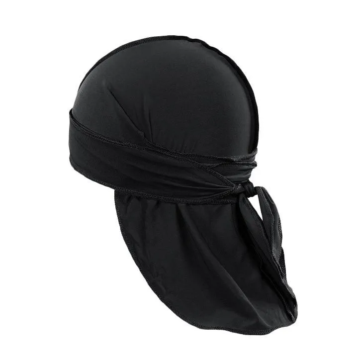 6 Pack Durags for Men Stylish Waves Headscarf & Doo Rag Tail