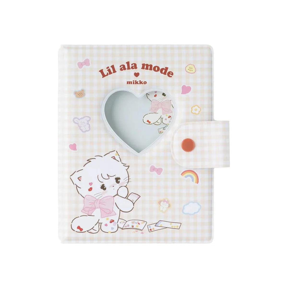 GINGHAM PATTERN mikko illustrations "lil ala mode" Sticker Binder