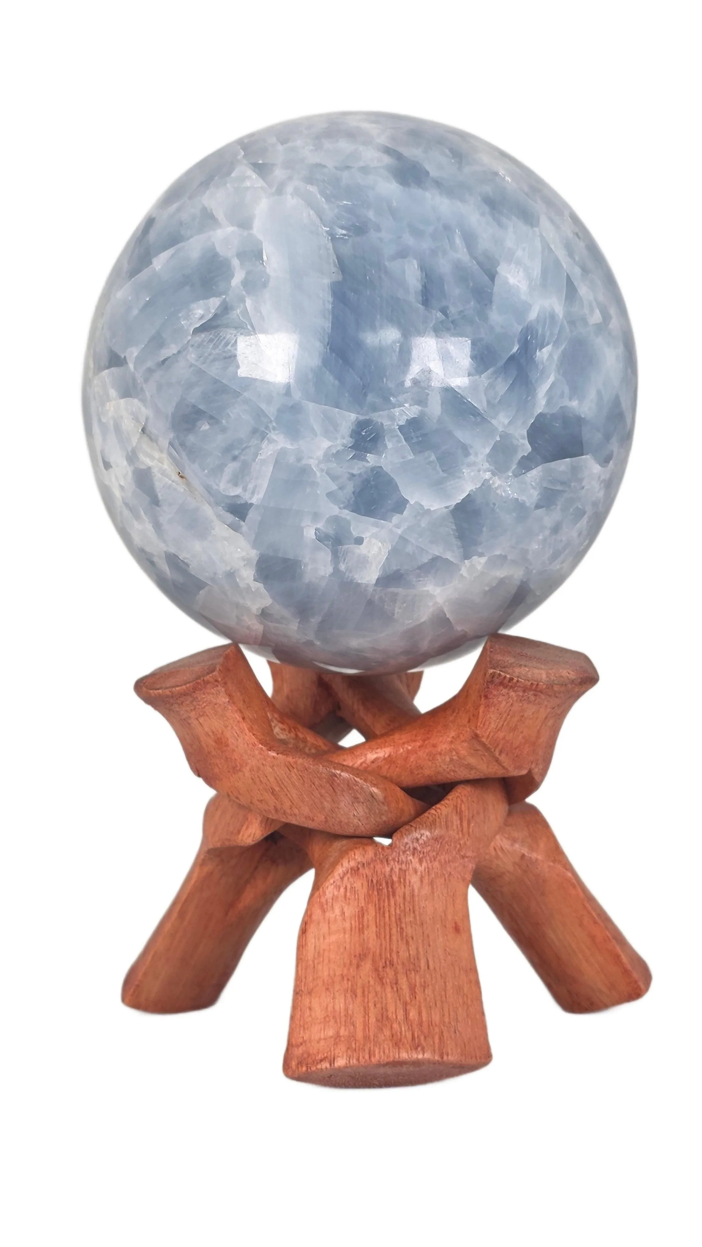Blue Calcite Sphere