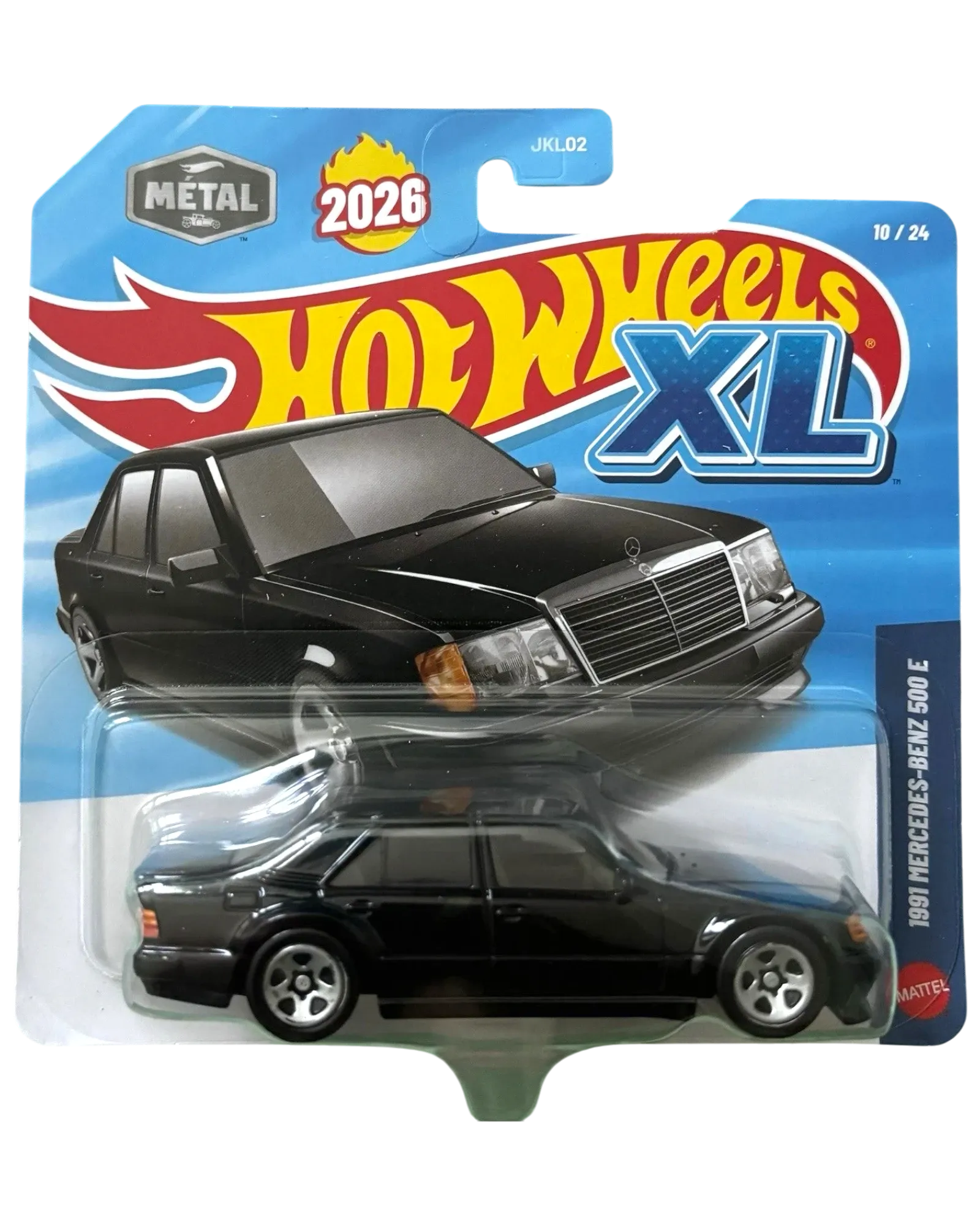 Hot Wheels XL 1991 Mercedes-Benz 500 E 1:43 Die-Cast