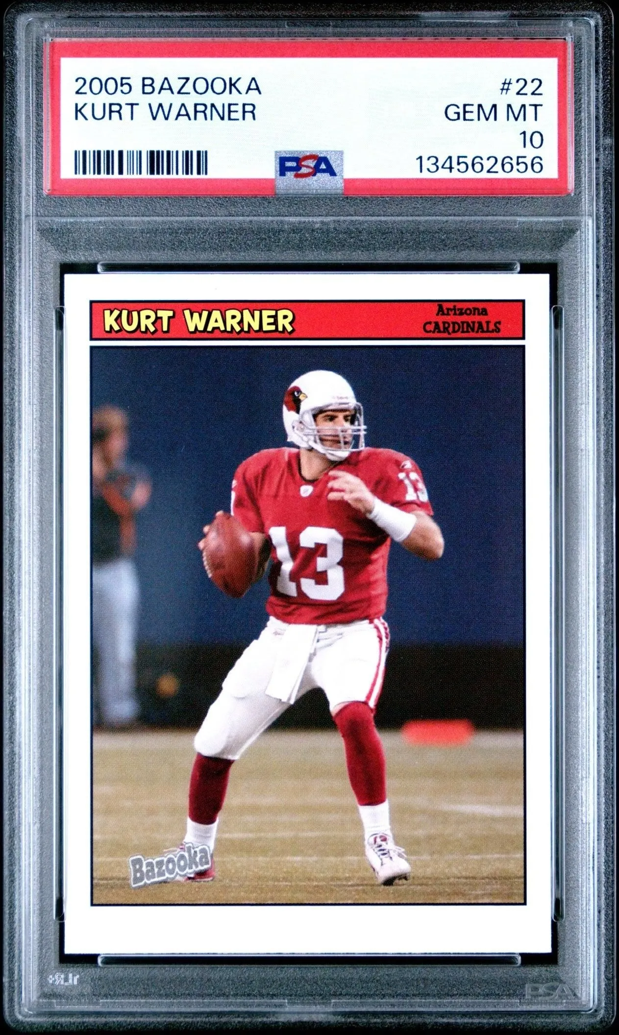 Kurt Warner 2005 Topps Bazooka PSA 10 Cardinals
