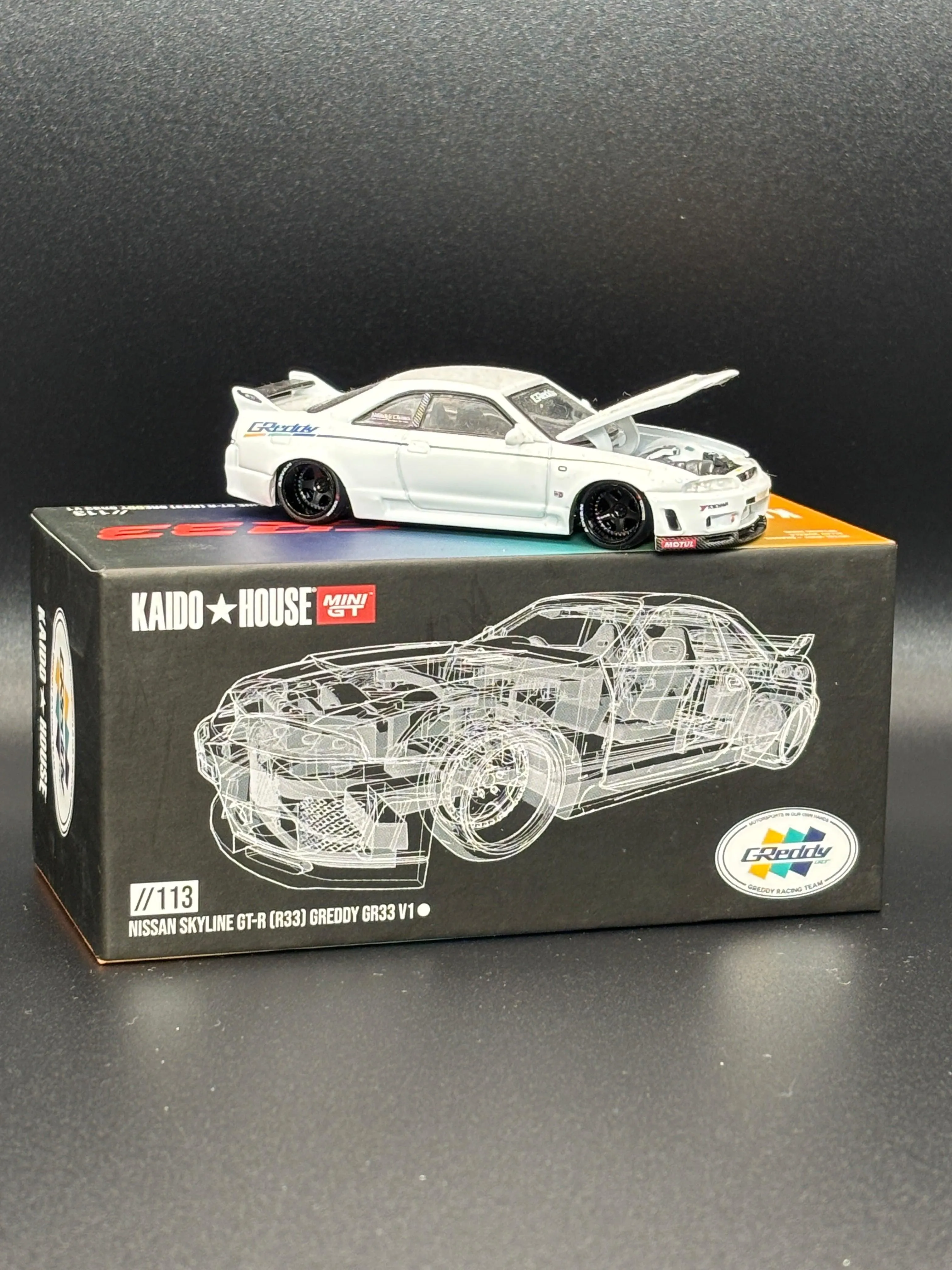 Kaido House Nissan Skyline GT-R (R33) GReddy GR33 V1 KHMG113 Open
