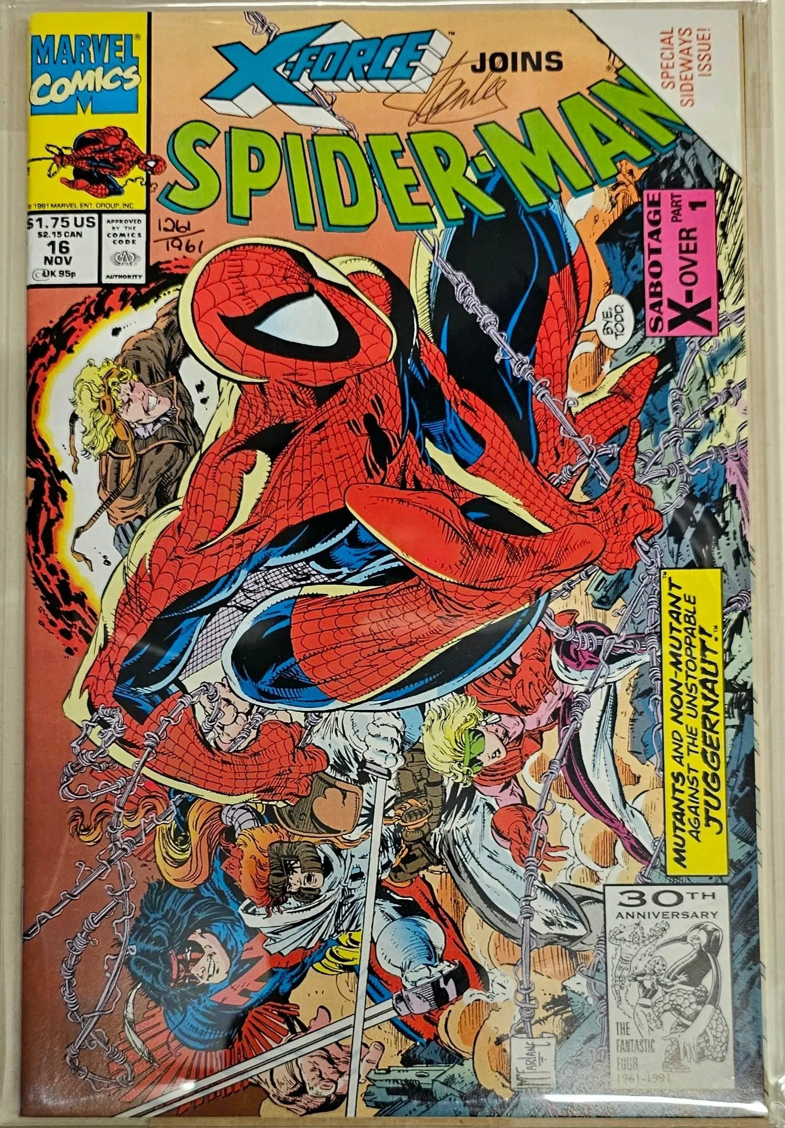 Stan Lee Signed Spiderman 16 McFarlane Dynamic Forces Certified