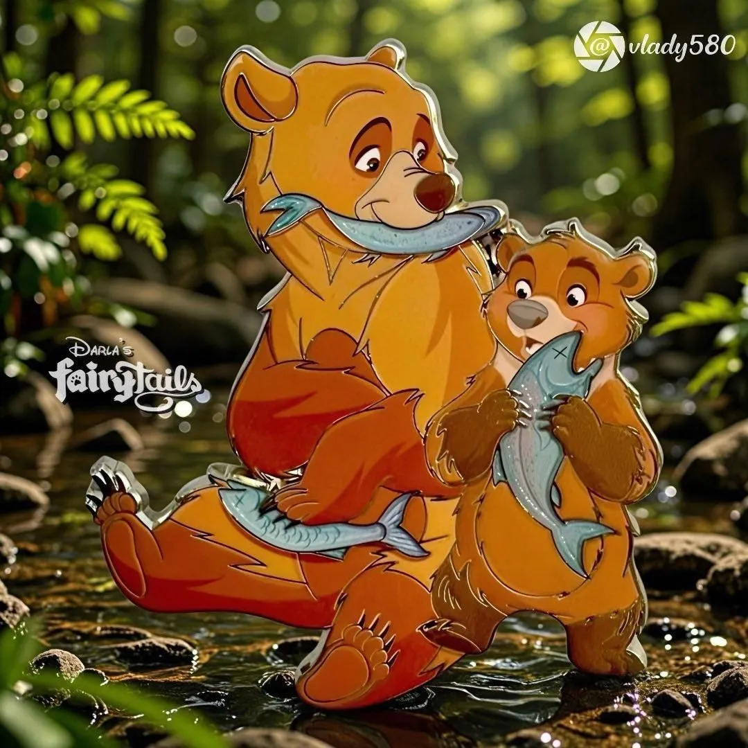 “Tails & Treats” Kenai & Koda Fantasy Pin