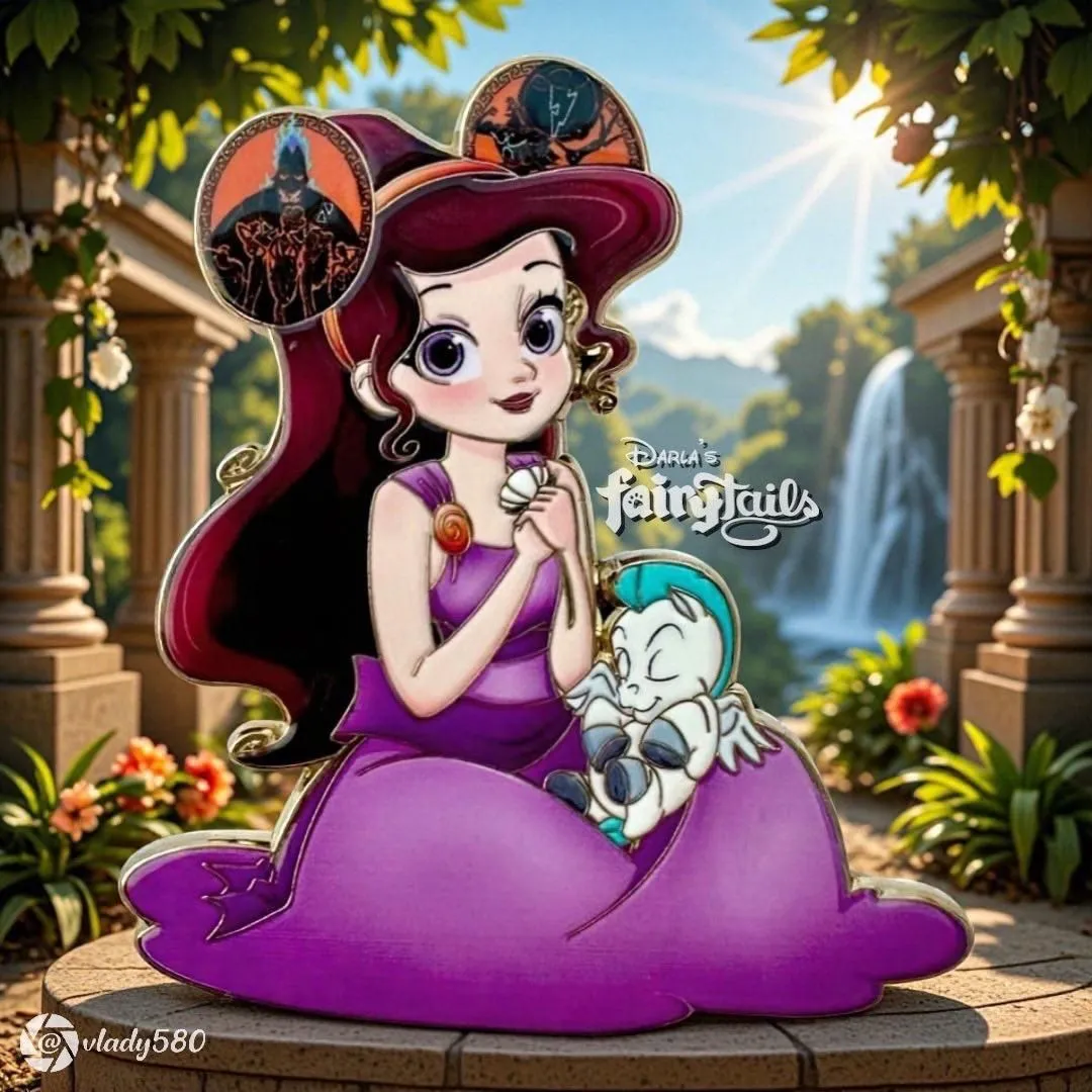 "We're All Ears" Megara Fantasy Pin