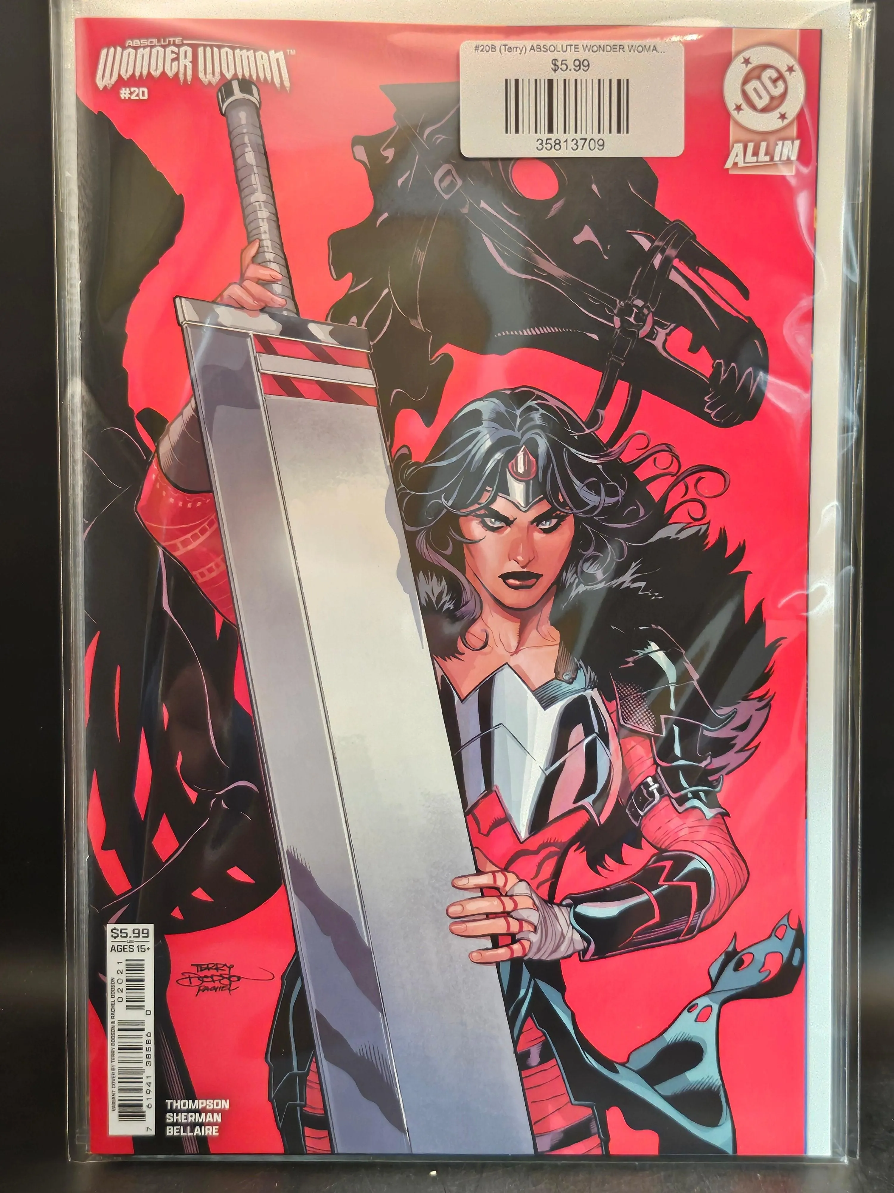 #20B (Terry) ABSOLUTE WONDER WOMAN (TERRY DODSON CARD STOCK VAR)