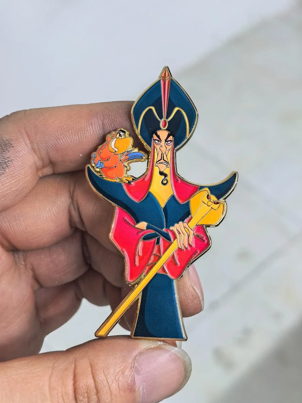 "Evil Tails" Jafar & Iago Fantasy Pin