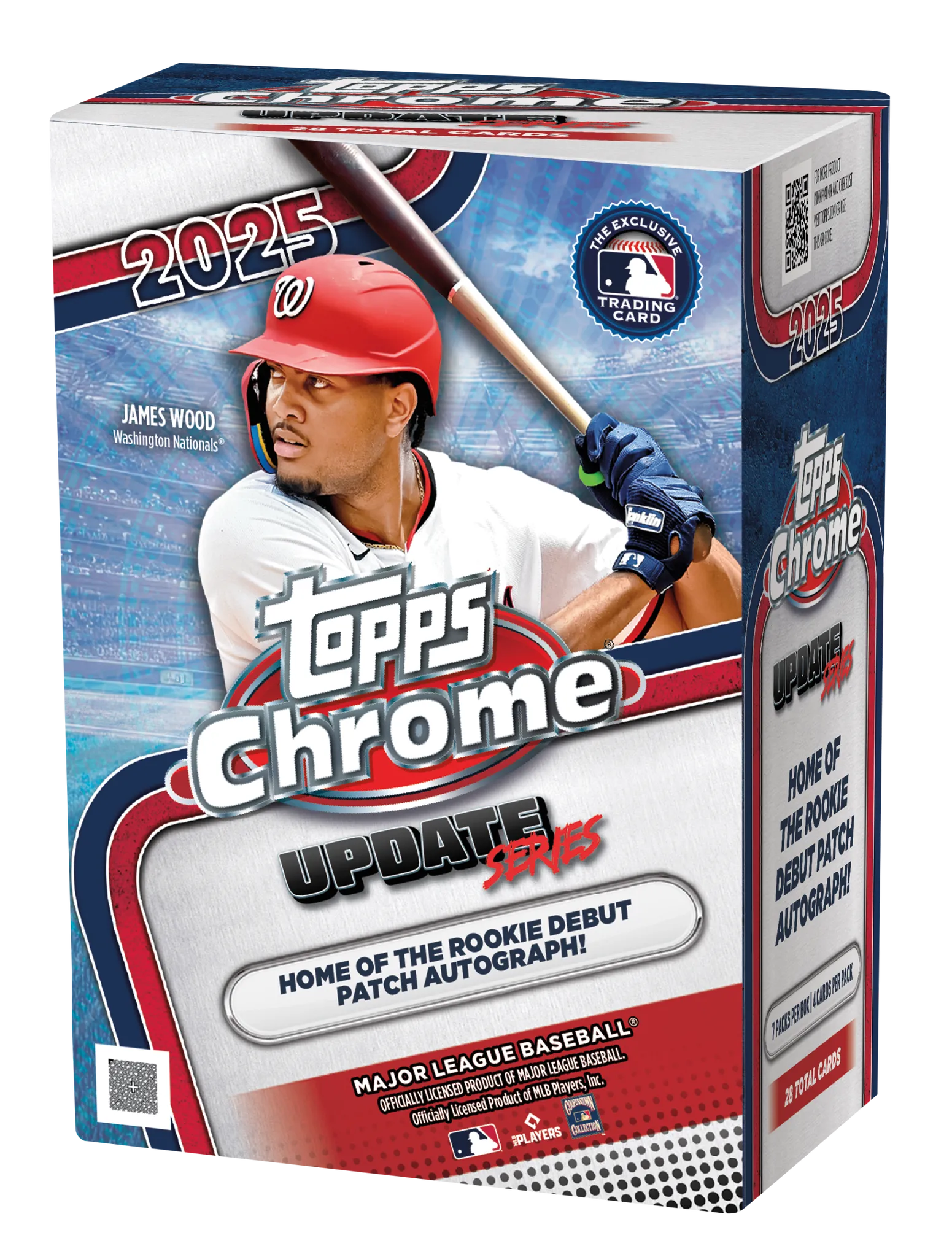 2025 Topps Chrome Update Series Baseball 7-Pack Blaster Box