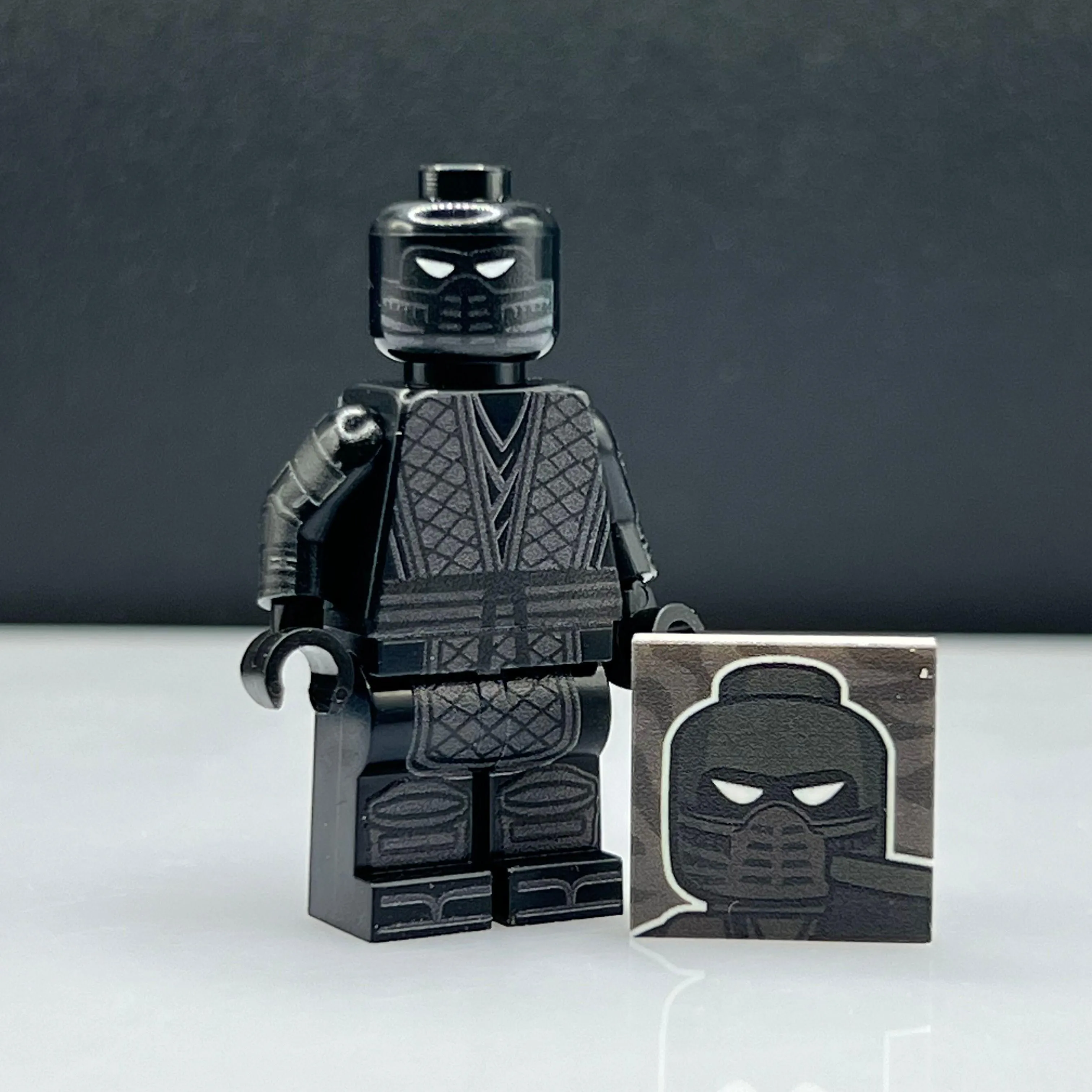 Custom Lego Mortal Kombat Minifigure - Noob Saibot