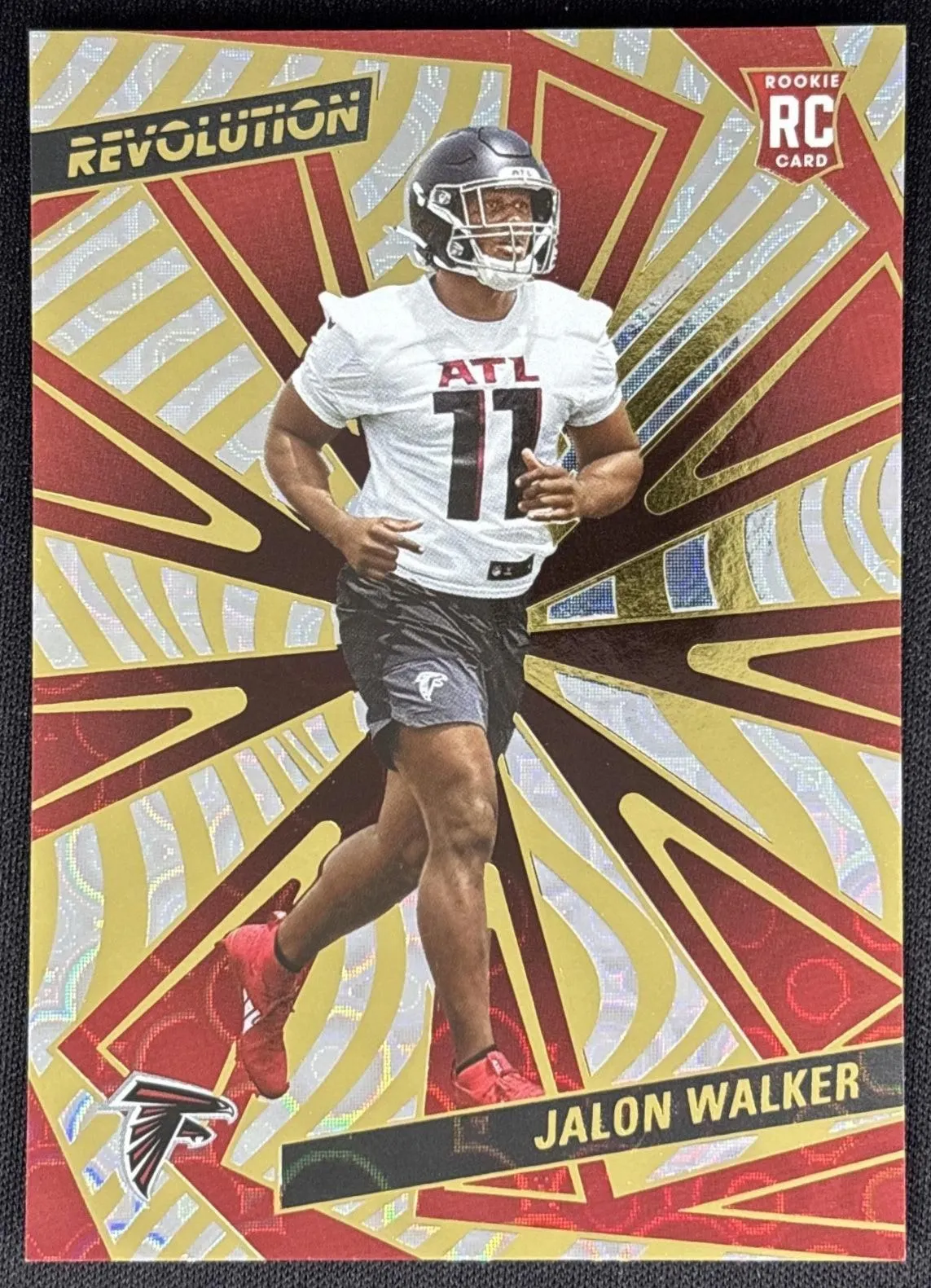 Jalon Walker 2025 Panini Revolution Rookies Groove Falcons