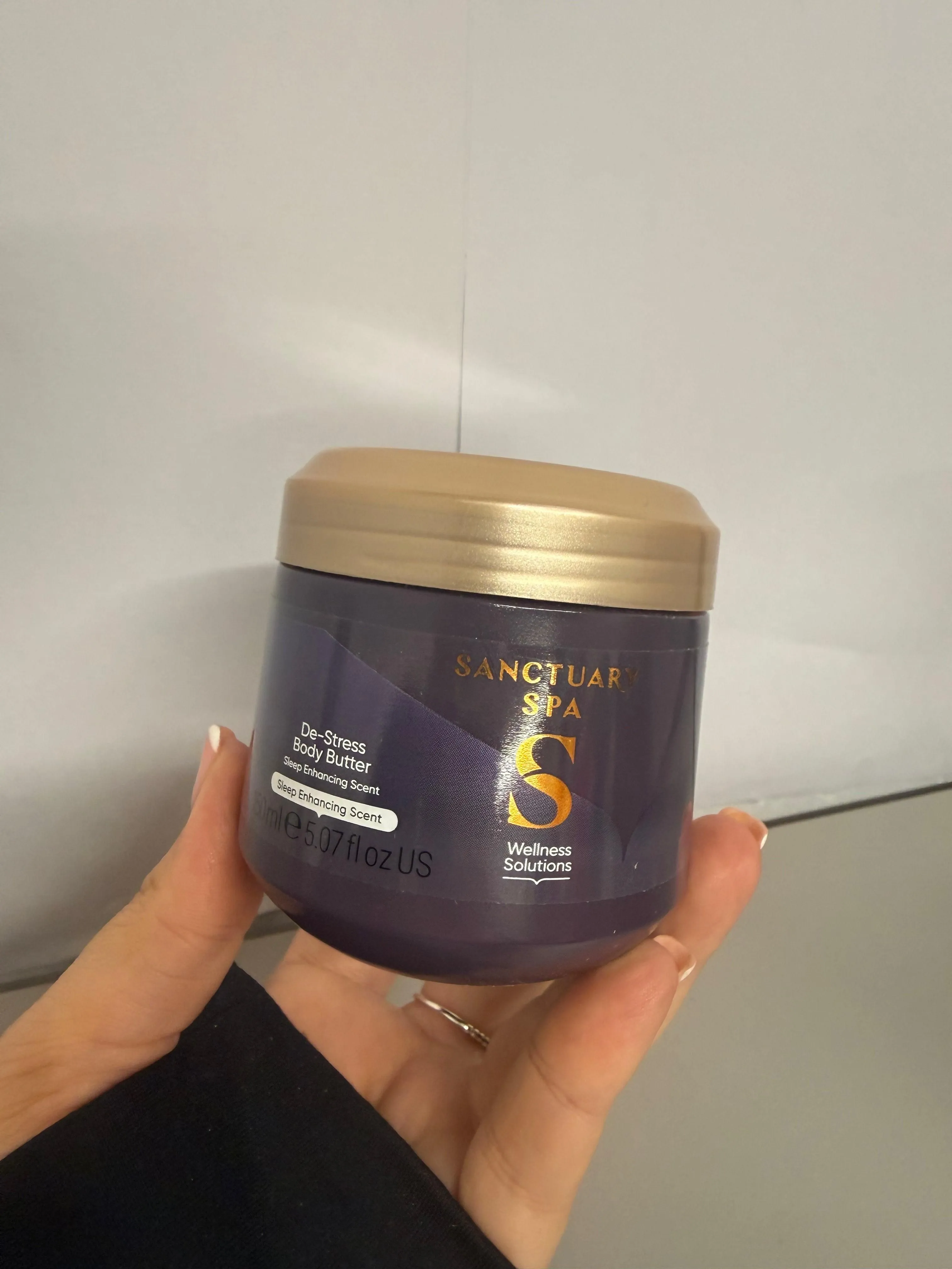 Sanctuary Spa Wellness Solutions De-Stress Body Butter Sleep Enhancing Scent