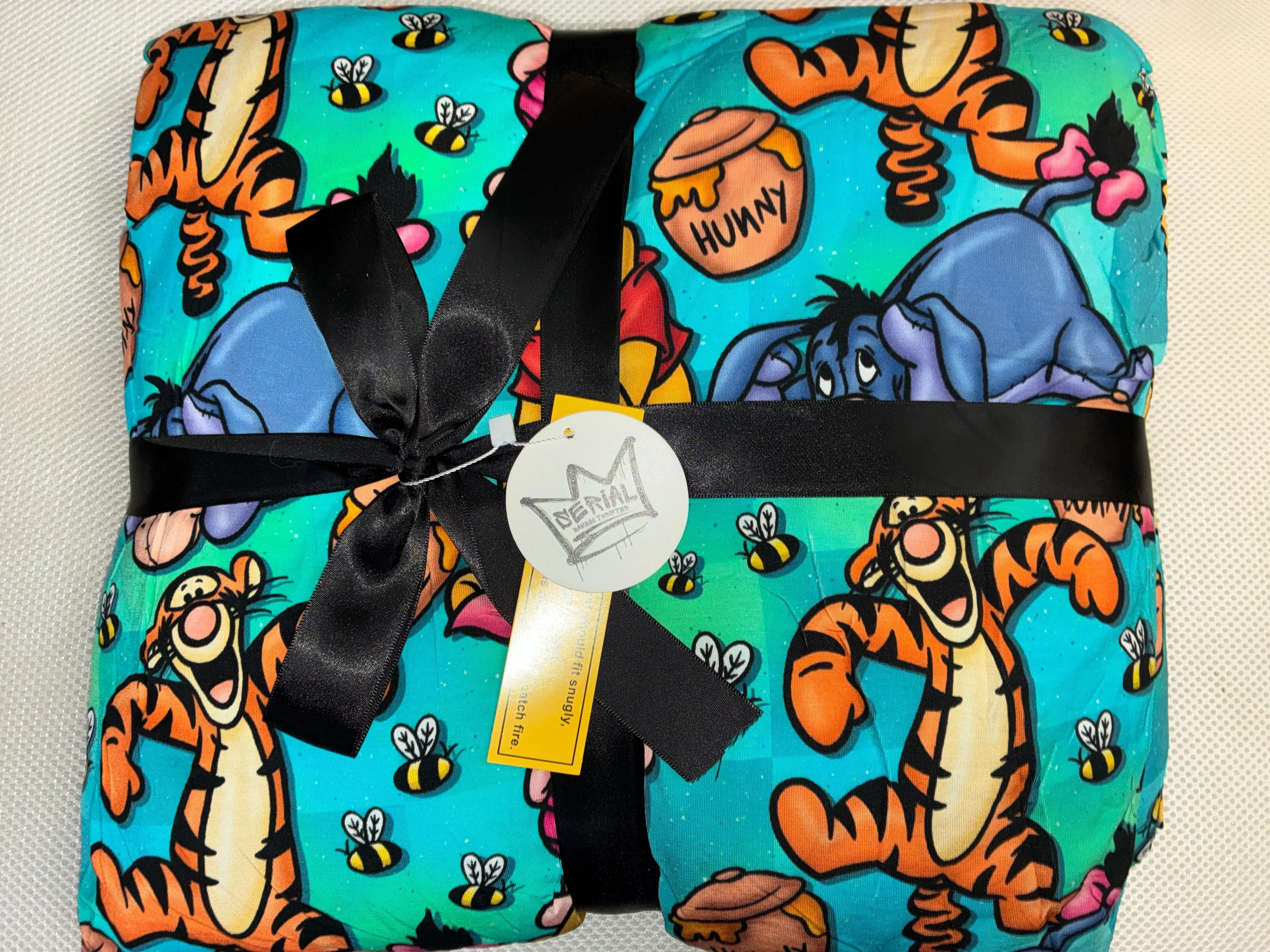 Woodland friends Quilted Bamboo Blanket