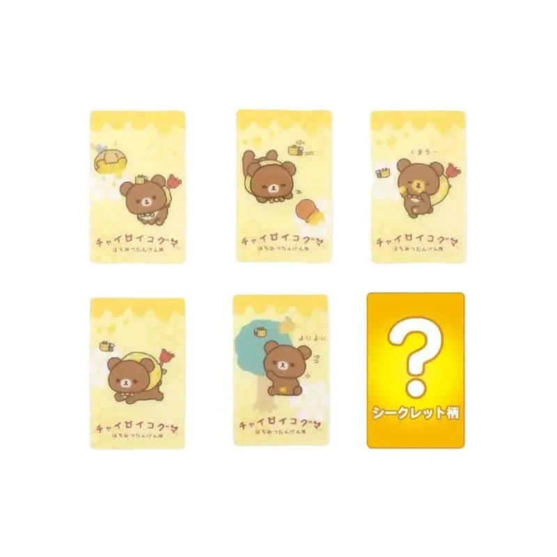[Blind Bag] San-x "Chairoikoguma Honey Exploration Team" Collectible Clear Card