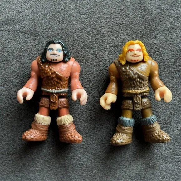 Product image for LOT IMAGINEXT ULTRA ICE T-REX CAVEMAN FIGURES - Replacement DUO RARE