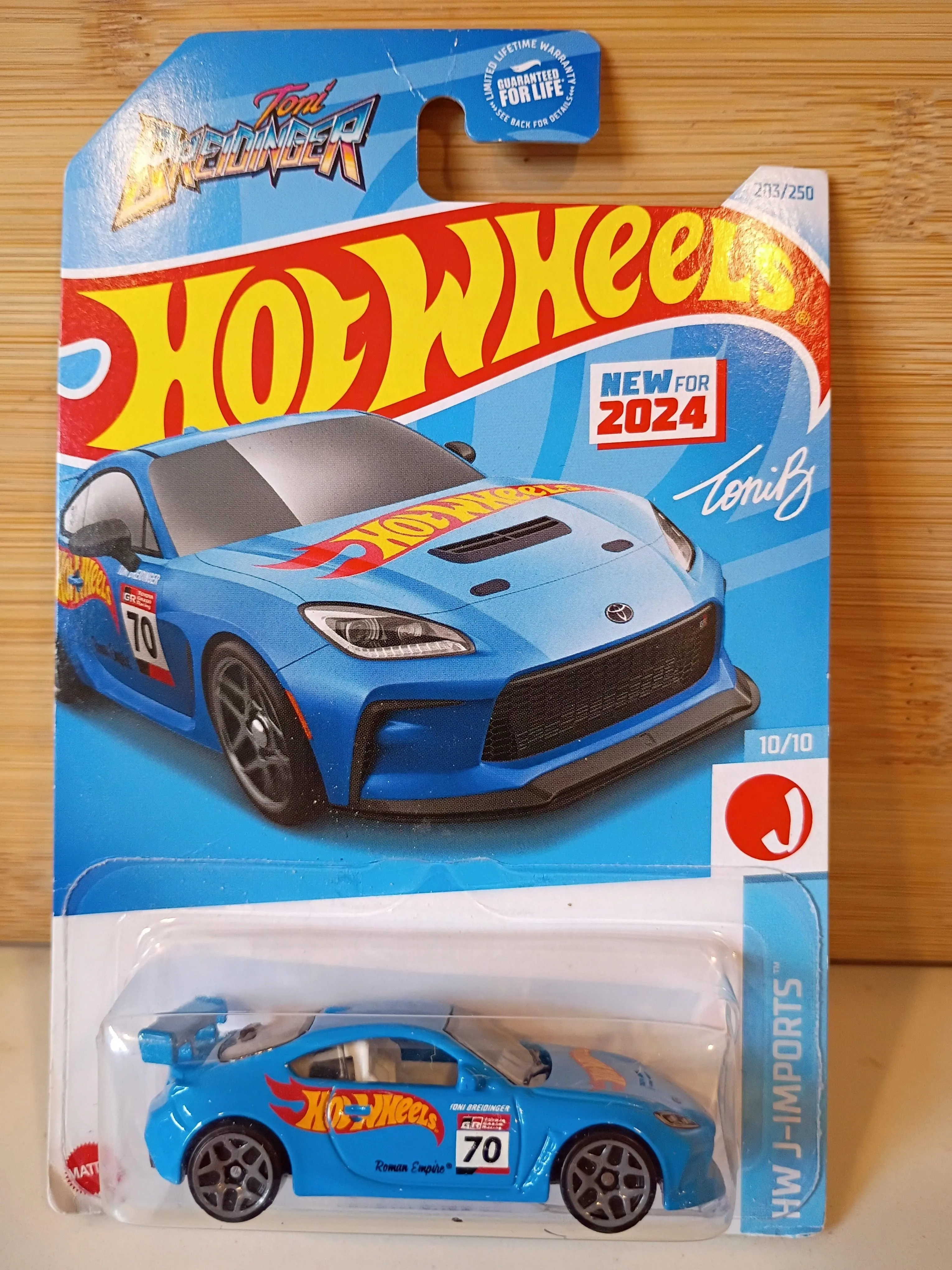 2024 Hot Wheels Toyota GR86 Cup - Sealed, Some Creases in Package