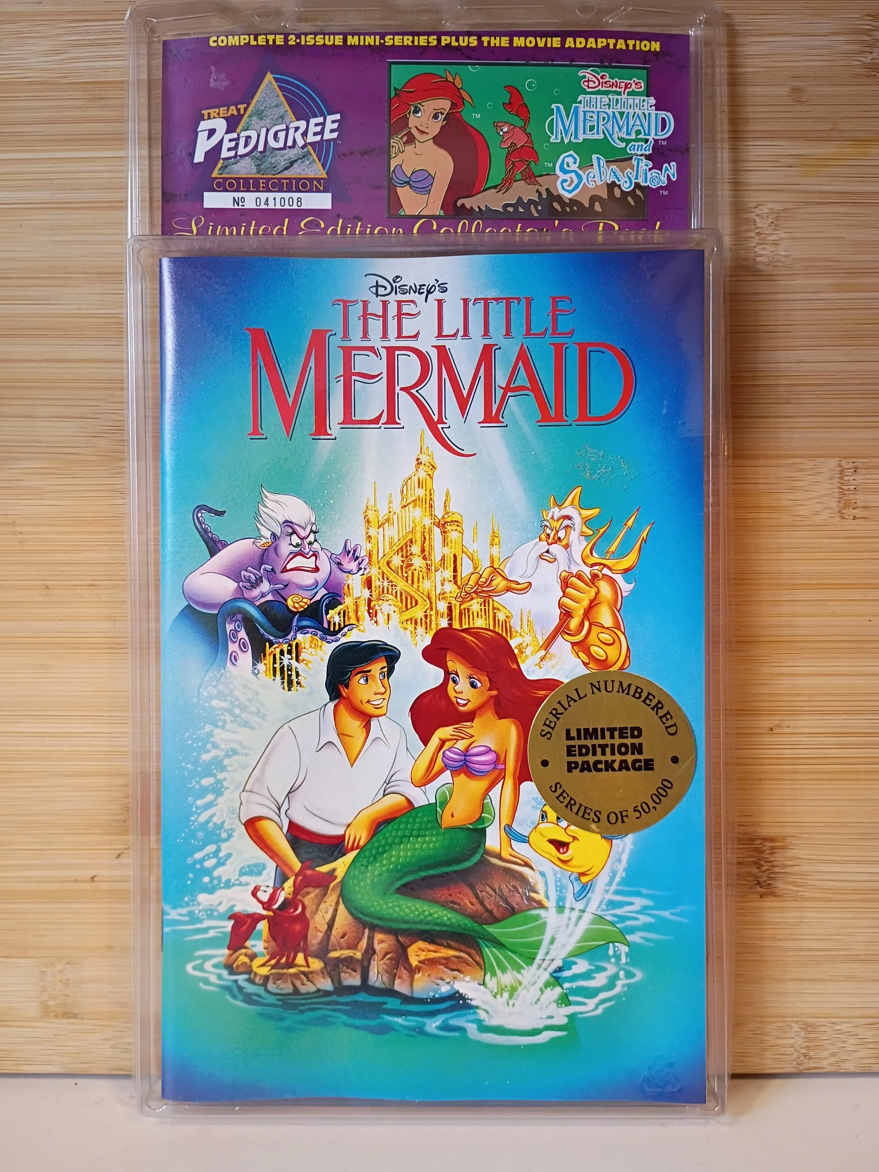 1992 Walt Disney's Comics and Stories – Treat Pedigree Collection: The Little Mermaid - Factory Sealed
