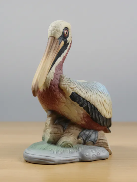 Vintage Lefton China Pelican Figurine Hand Painted 07222 bf7