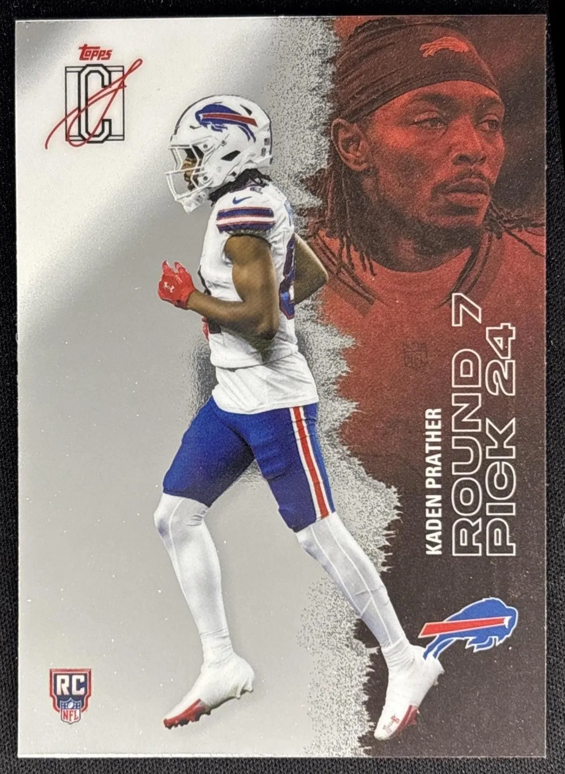 Kaden Prather 2025 Topps Signature Class Chrome Rookie Bills
