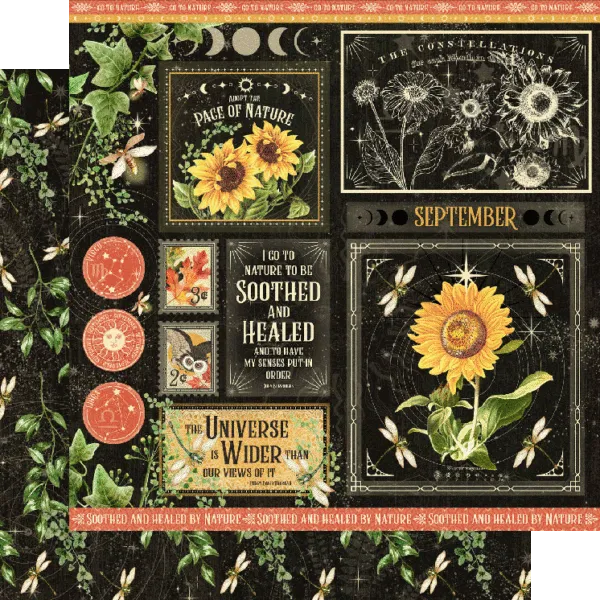 Graphic 45 - September - 12x12 Sheet