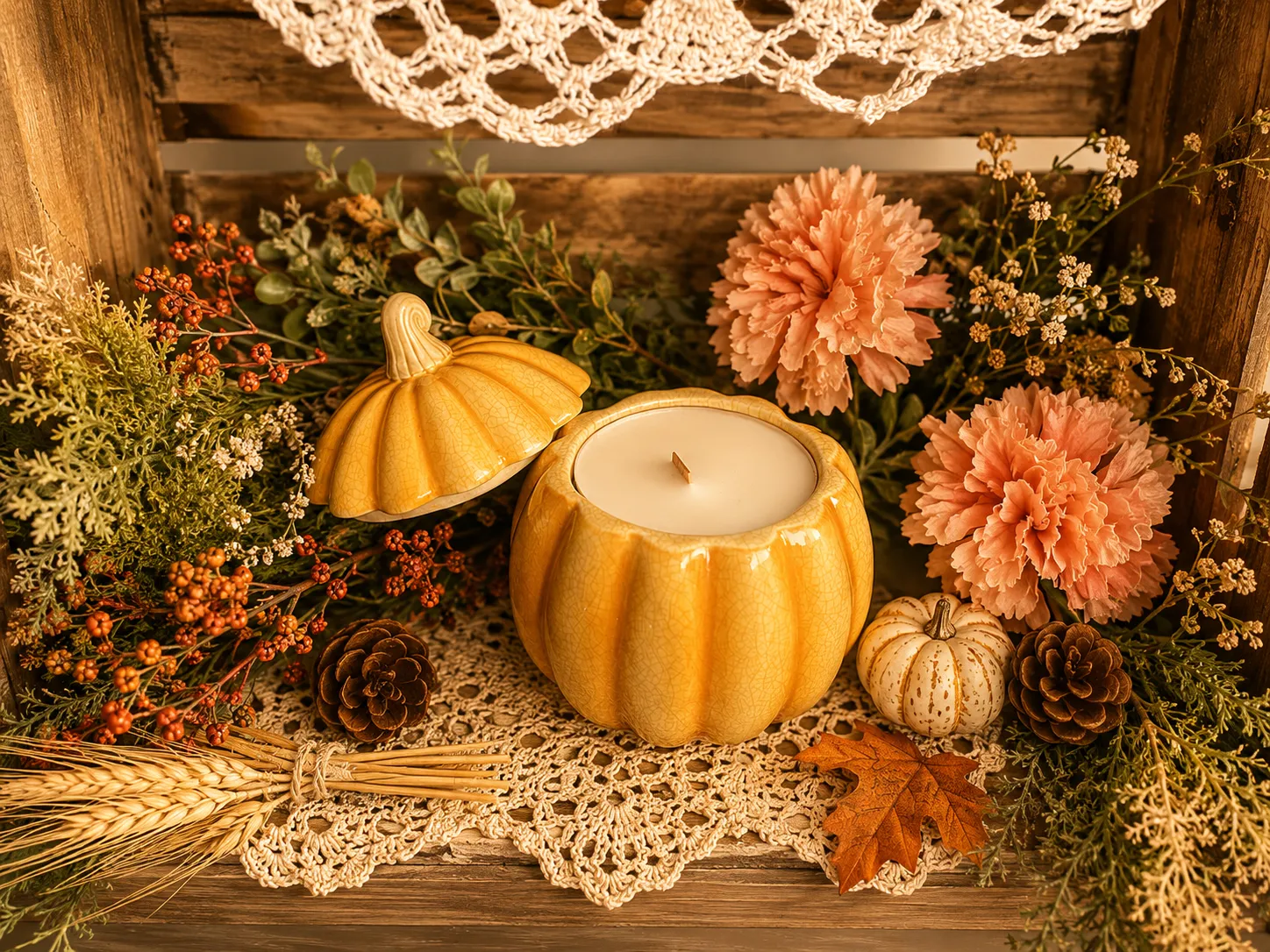 Harvest Pumpkin Candle