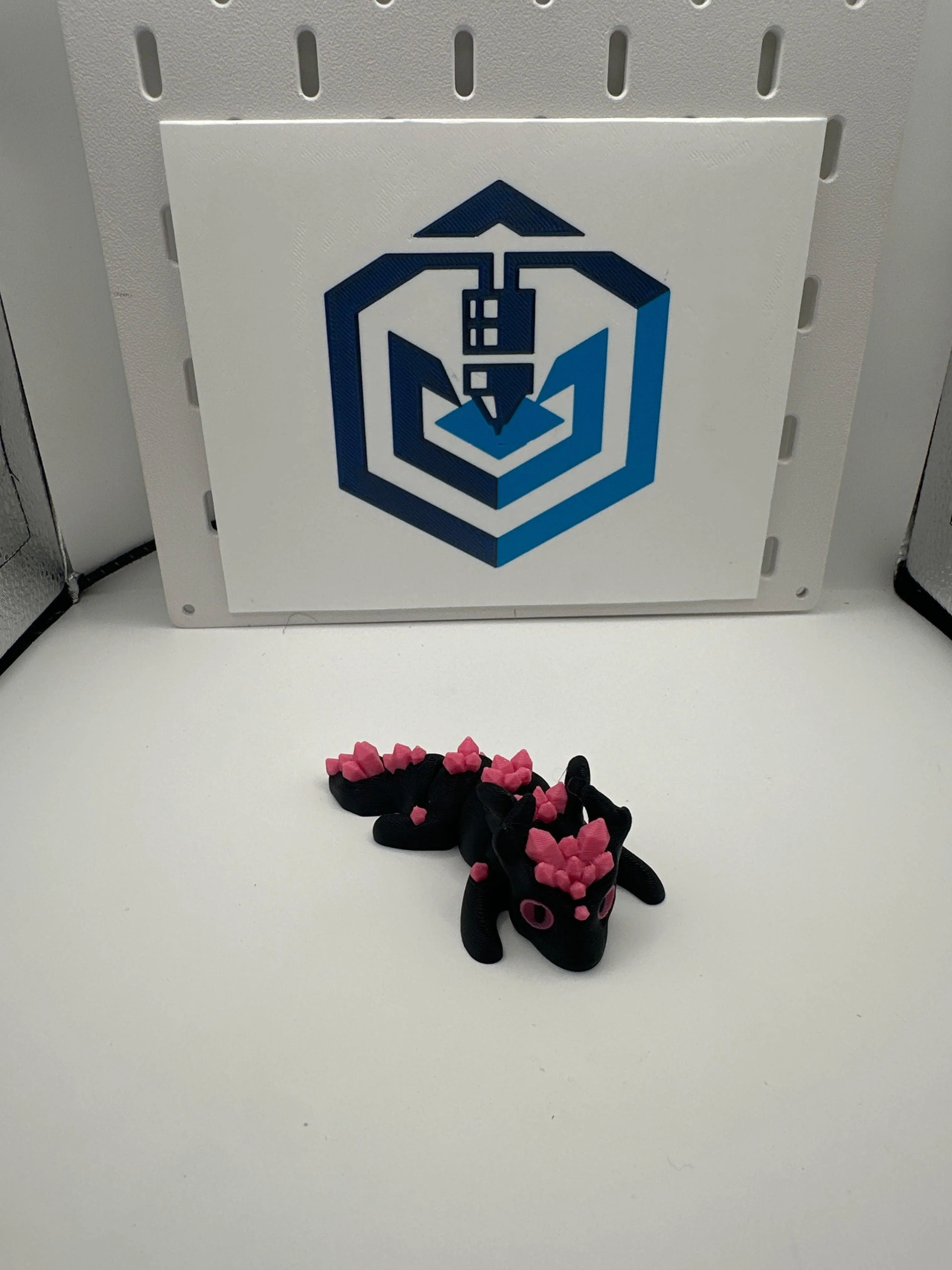Crystal dragon mini black/pink
