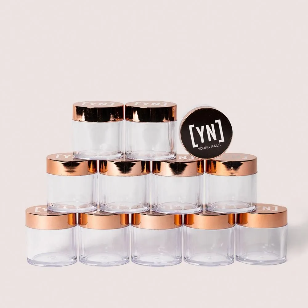 Rose Gold Mixing Jars 12pk, 1/4oz