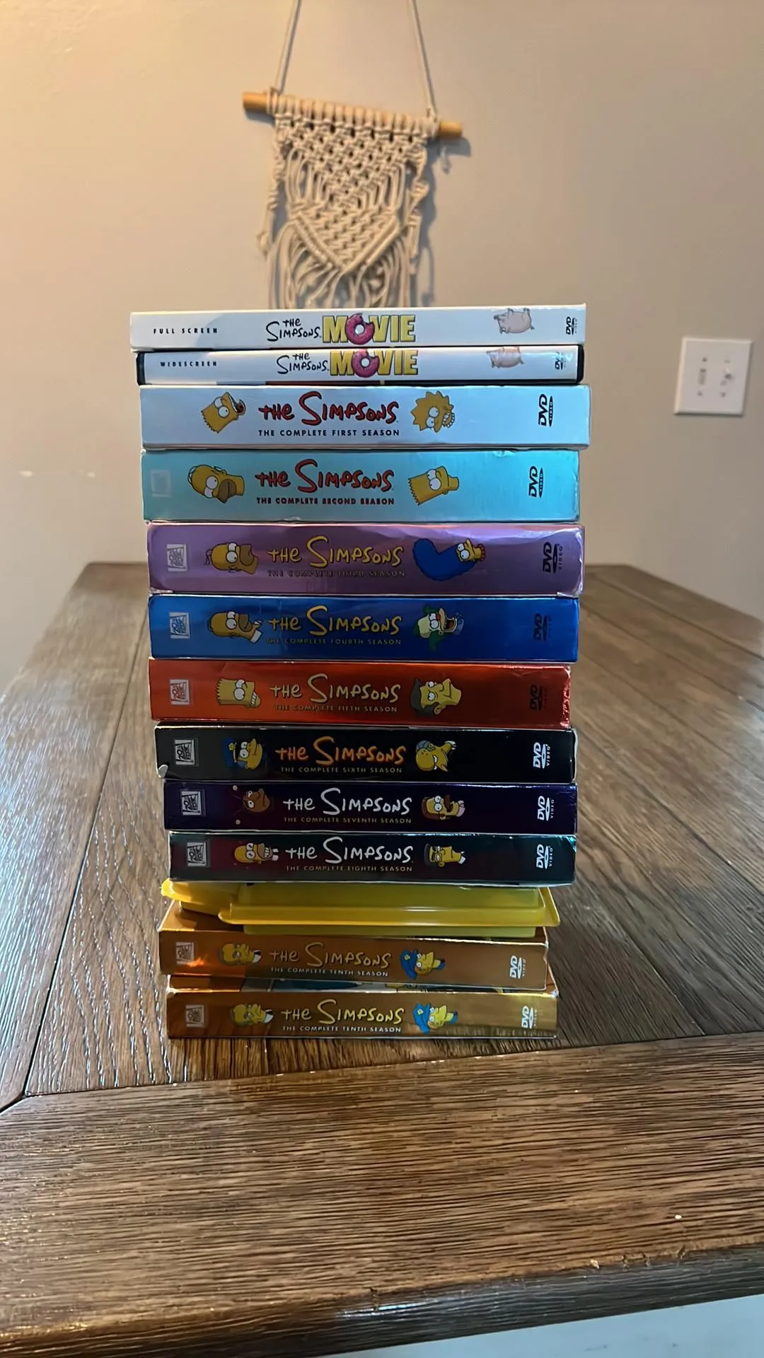 Product image for The Simpsons series 1-10 and movie (see description.)