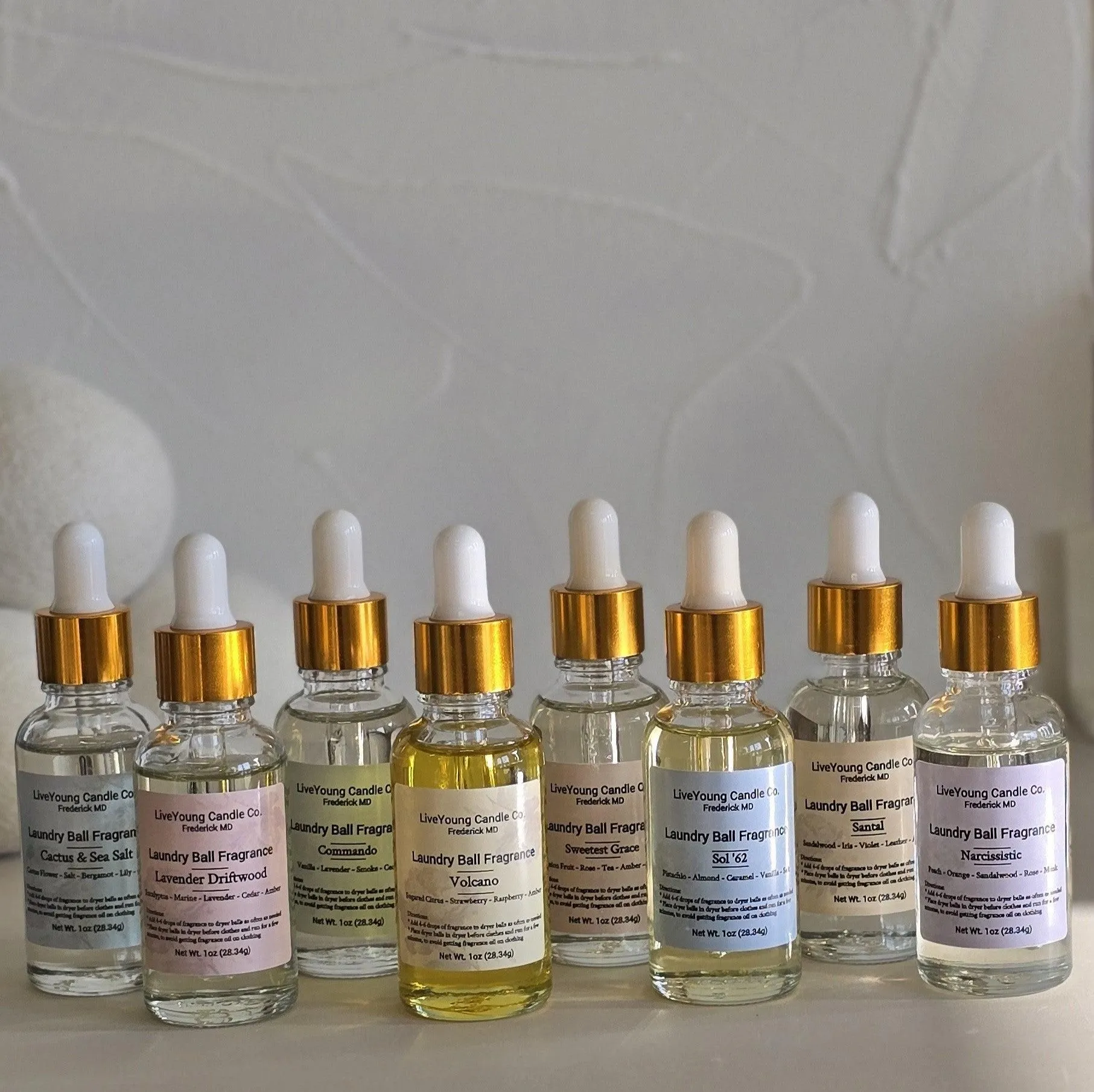 Wool Dryer Ball & Fragrance Set